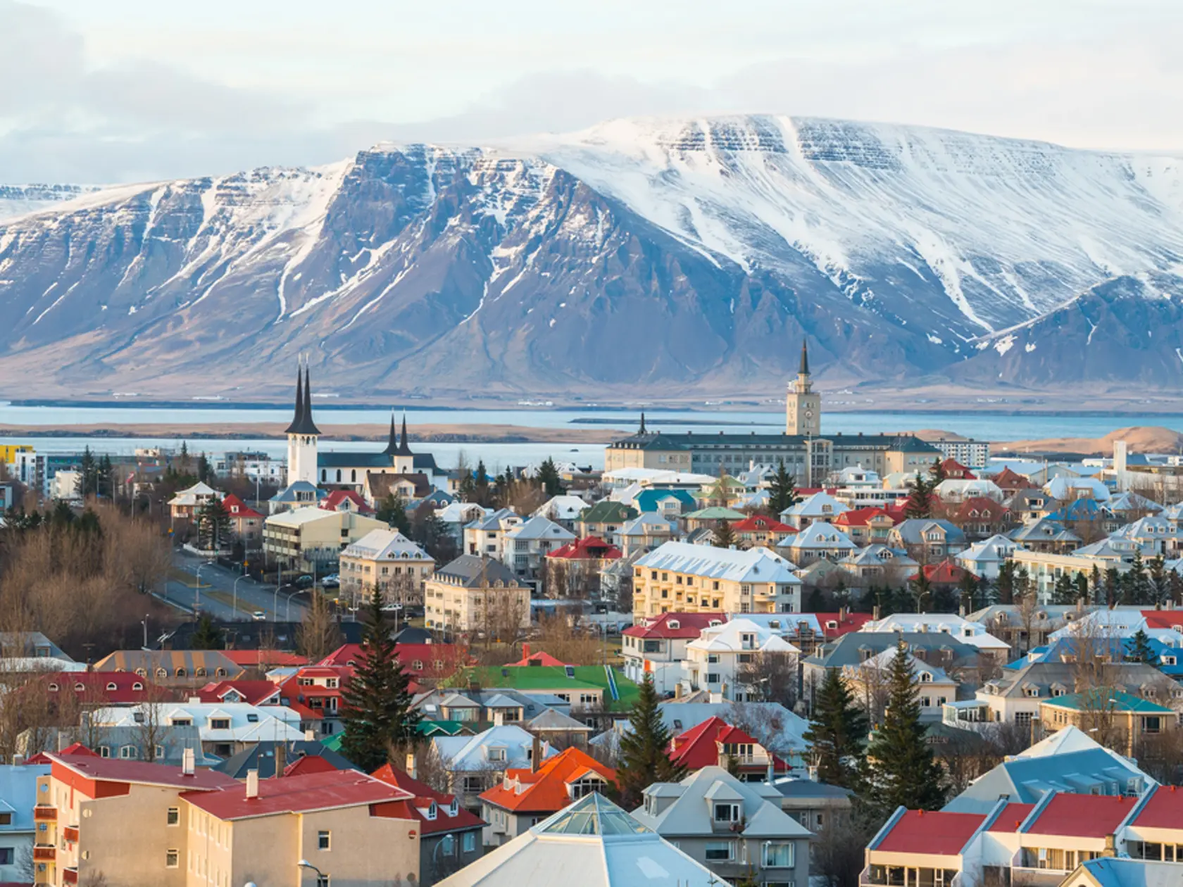 Reykjavik - hlavné mesto Islandu.