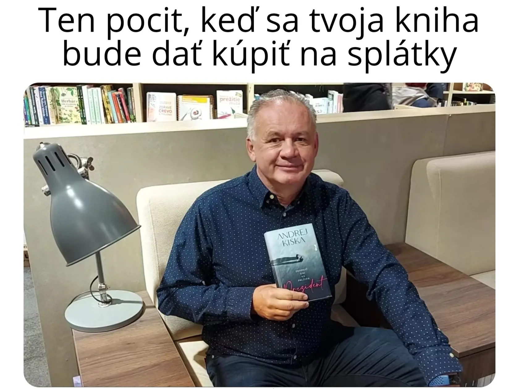 Bývalý prezident Andrej Kiska už niekoľko dní propaguje svoju knihu na sociálnych sieťach. Kedysi dávno podnikal a ponúkal možnosť nakupovať na splátky.