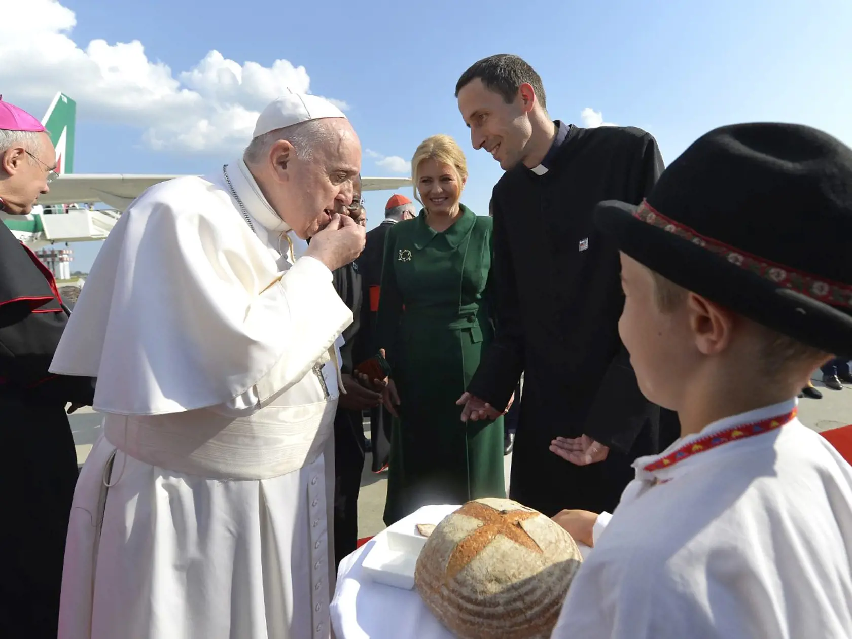Pápežovi vysvetľoval aj naše zvyky.