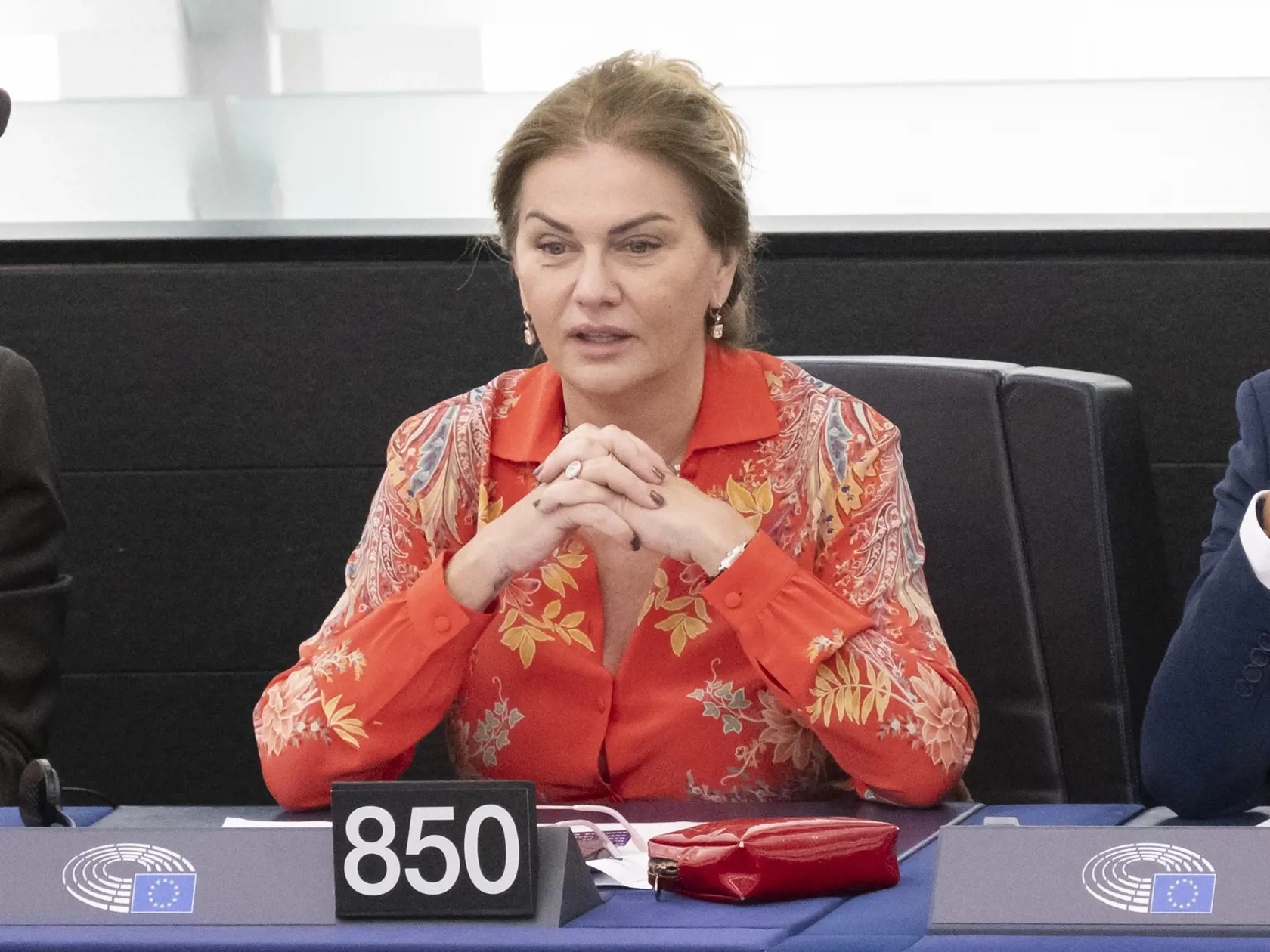 Na snímke slovenská europoslankyňa Monika Beňová (SMER-SD) počas ustanovujúcej plenárnej schôdze Európskeho parlamentu po júnových voľbách v utorok 16. júla 2024 v Štrasburgu. Poslanci v utorok a v stredu zvolia predsedu EP najbližšieho 2,5 roka, ako aj 14 podpredsedov a piatich kvestorov. FOTO TASR - Martin Baumann