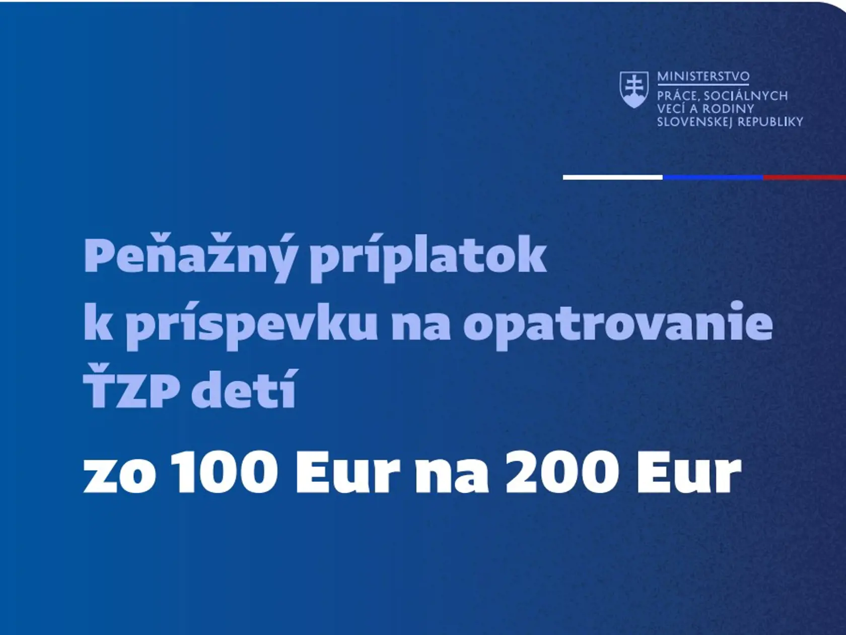 Novinky, ktoré pripravil rezort práce.