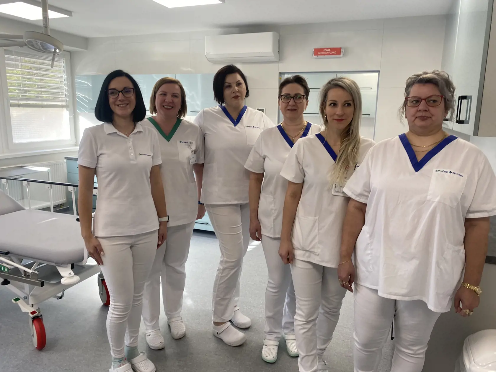 Primárka urgentného príjmu svidníckej nemocnice Ingrida Beríková so svojim tímom. 