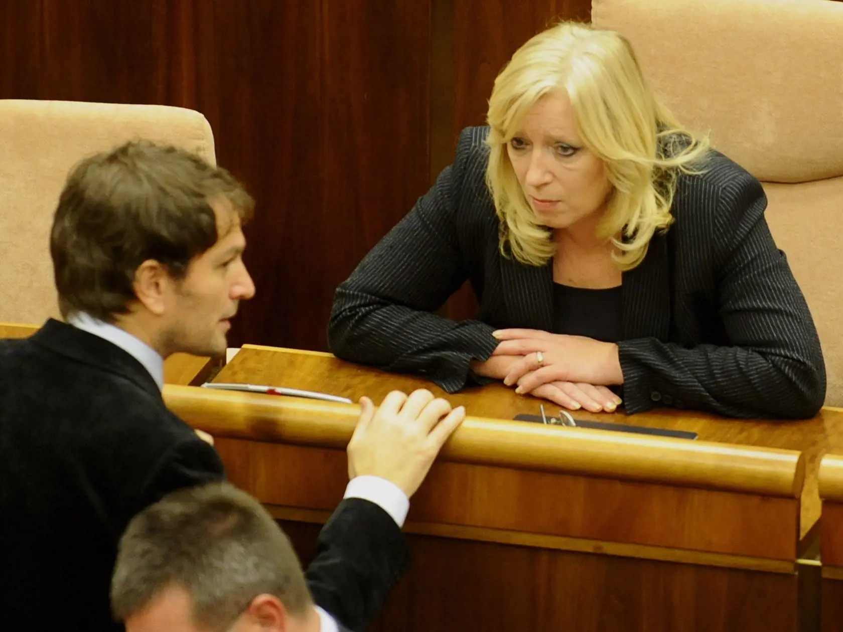 Iveta Radičová a Igor Matovič v novembri 2011.