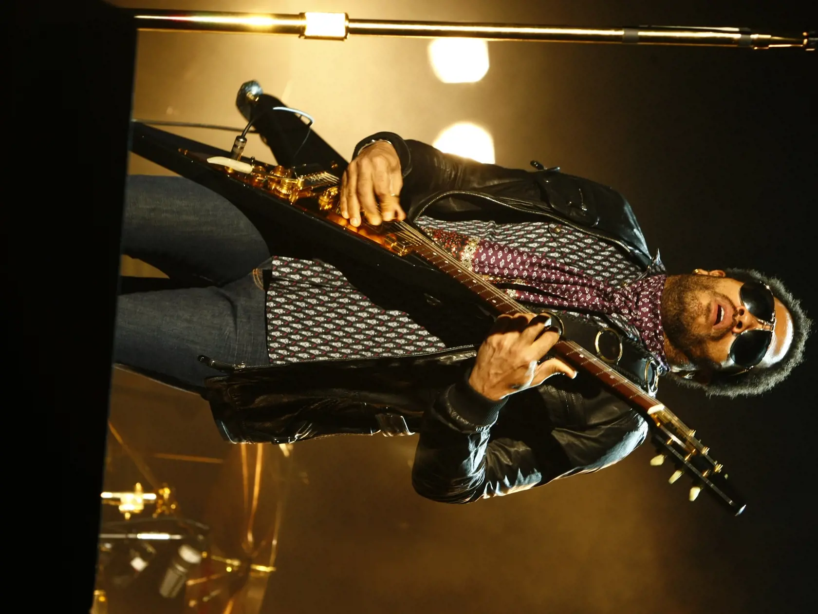 Lenny Kravitz na koncerte v Bratislave.
