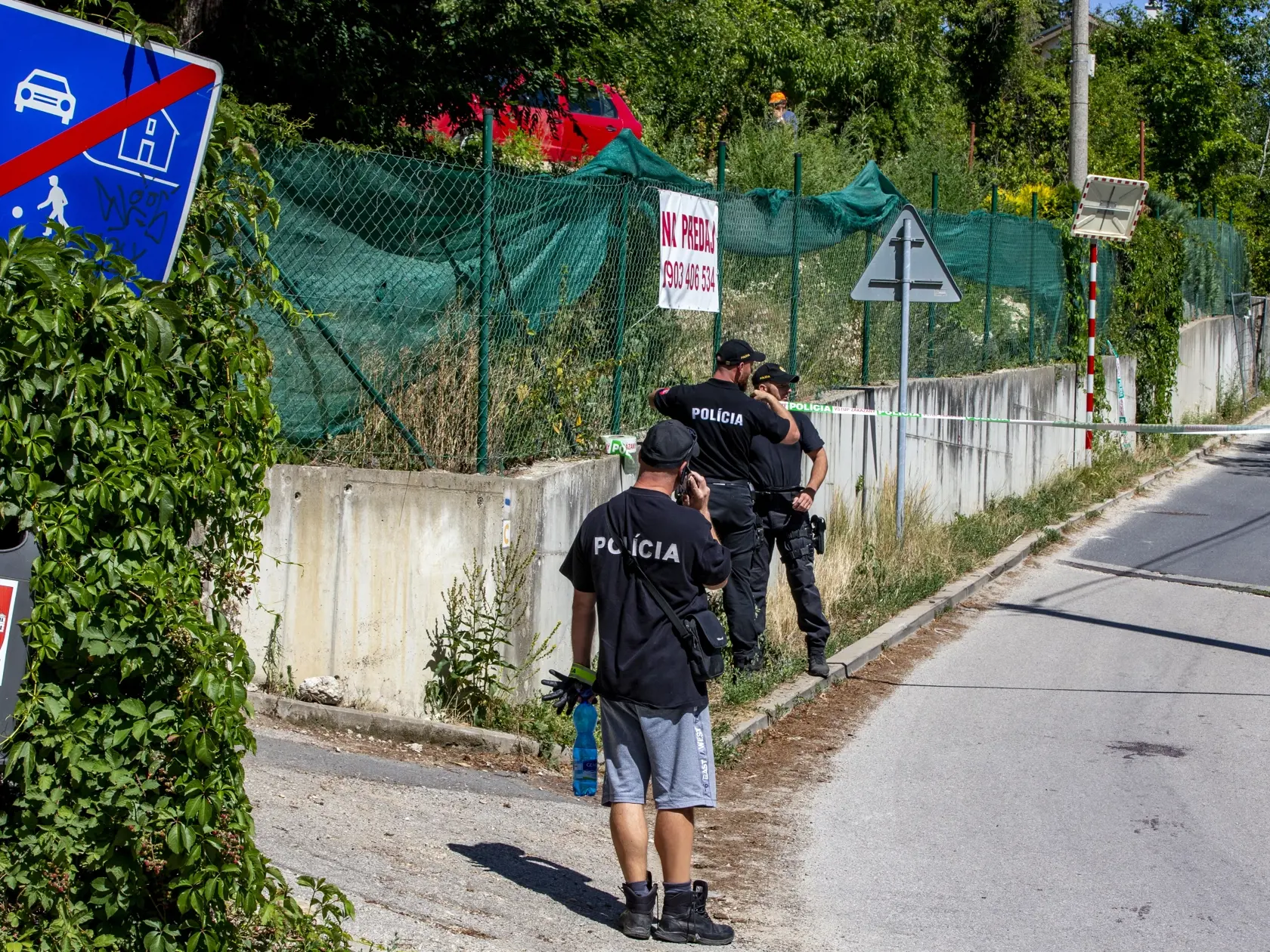 Miesto činu, kde sa muž chcel zbaviť mŕtvoly a následne spáchal samovraždu.