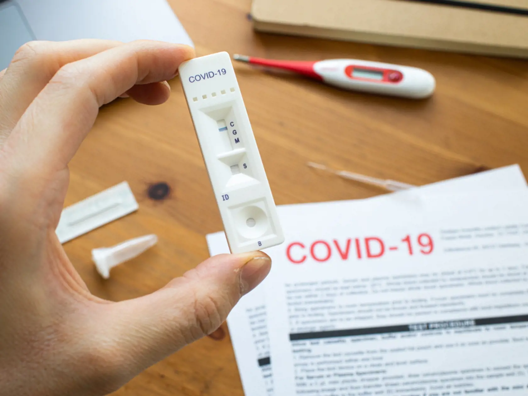 Domáci test na covid.