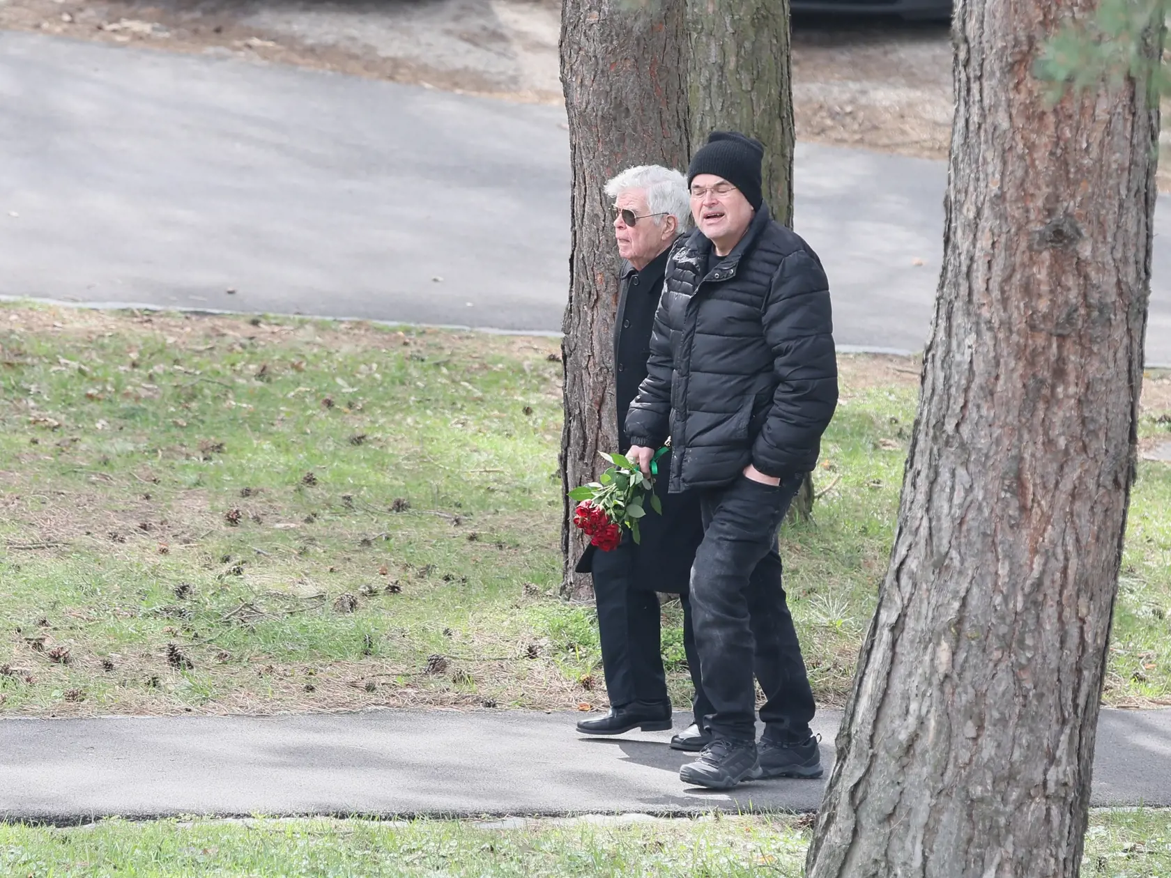 Pohreb Vladimíra Obšila: Do bratislavského krematória mu prišiel dať zbohom Oldo Hlaváček.
