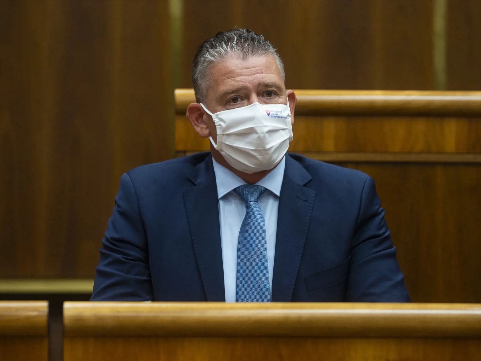 Na snímke je minister vnútra SR Roman Mikulec (OĽaNO).