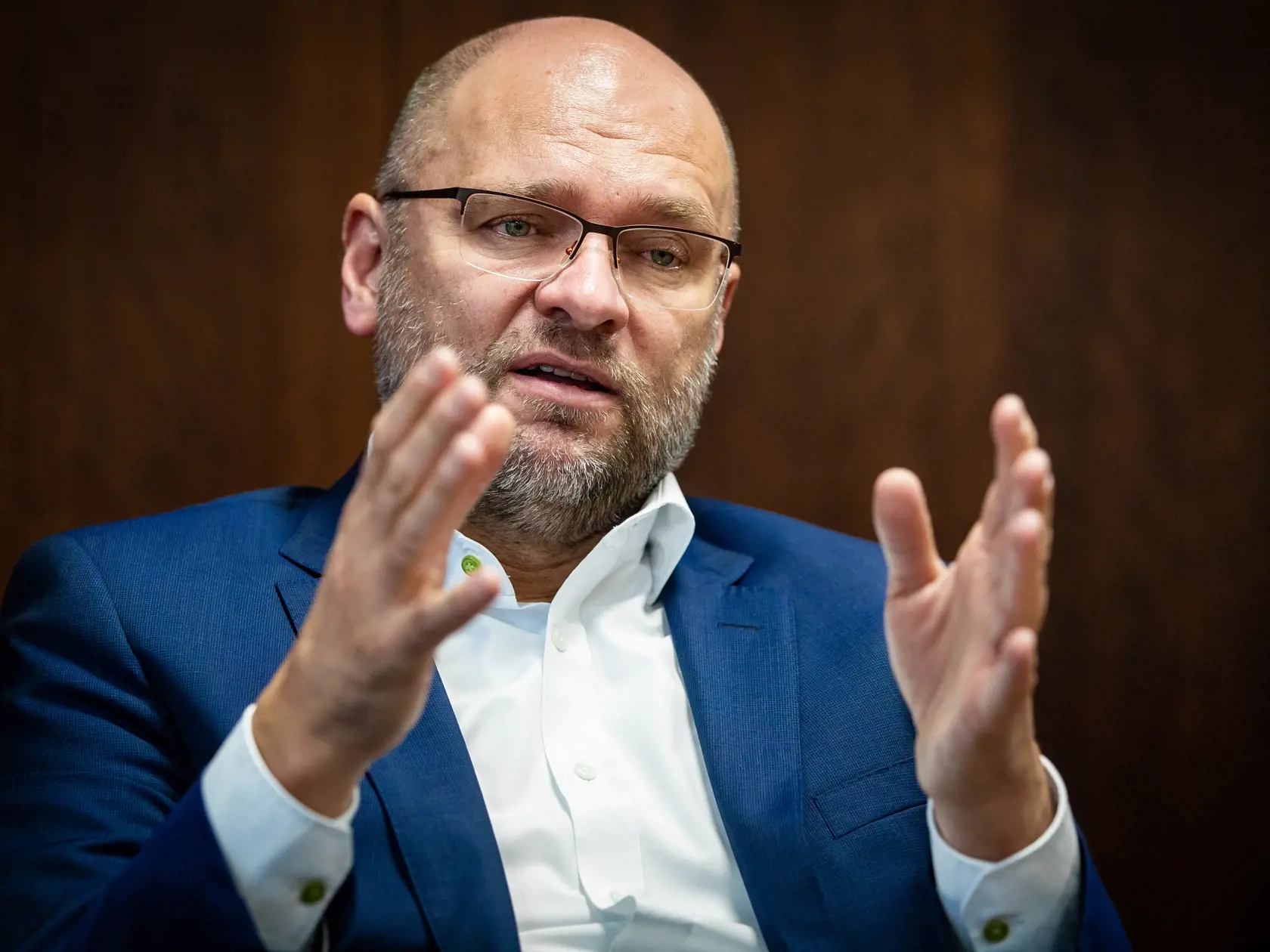 Richard Sulík pri rozhovore v Bratislave.