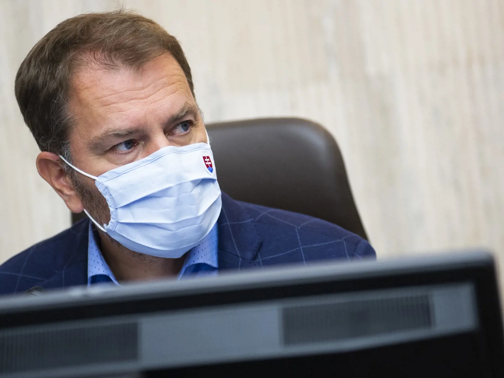 Na snímke podpredseda vlády a minister financií SR Igor Matovič (OĽaNO) počas rokovania 29. schôdze vlády SR 8. septembra 2021 v Bratislave. FOTO TASR - Jakub Kotian