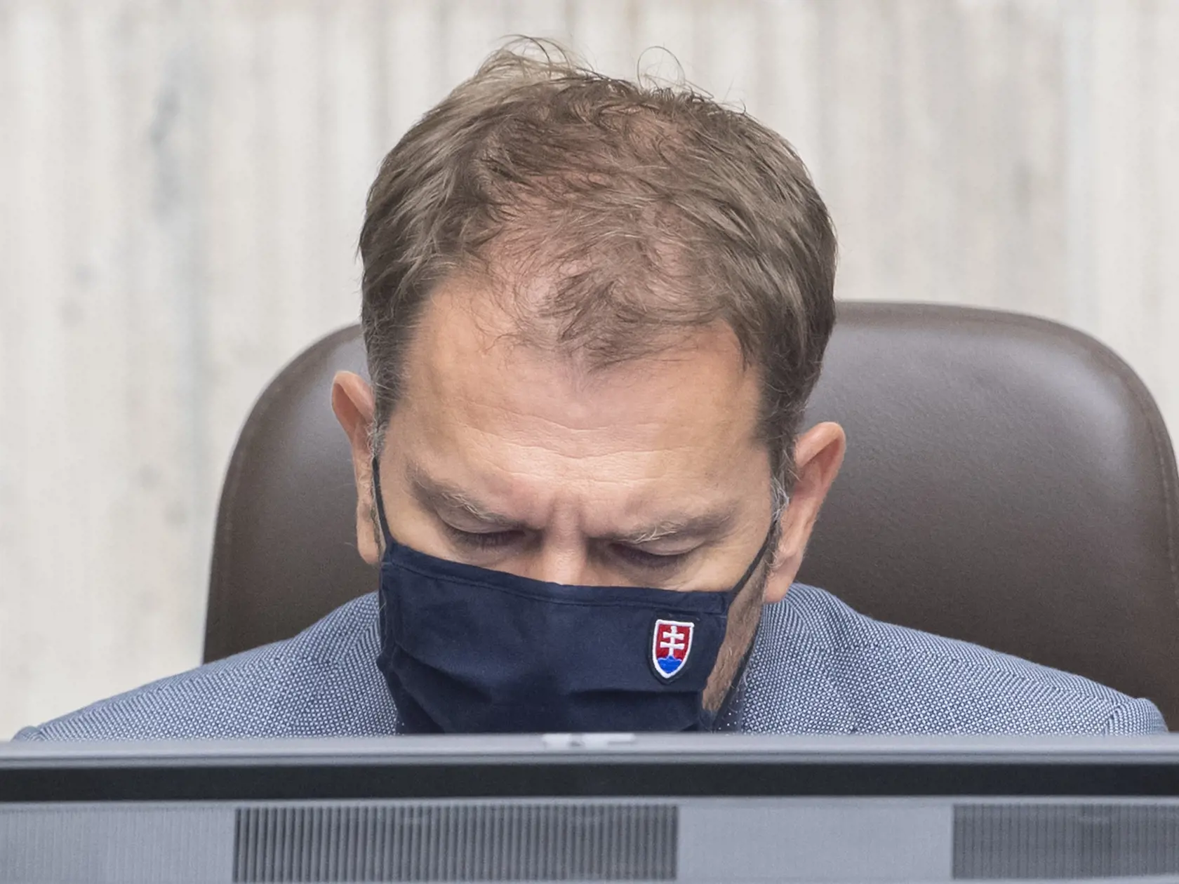 Na snímke minister financií SR Igor Matovič (OĽaNO) počas 28. schôdze vlády SR 31. augusta 2021  Bratislave. FOTO TASR - Martin Baumann