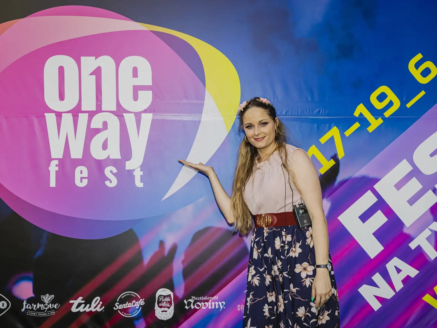 Na snímke víťazka Superstar z roku 2007 Vierka Berkyová-Olahová počas kresťanského multižánrového open air festivalu One Way Fest v Bratislave. 