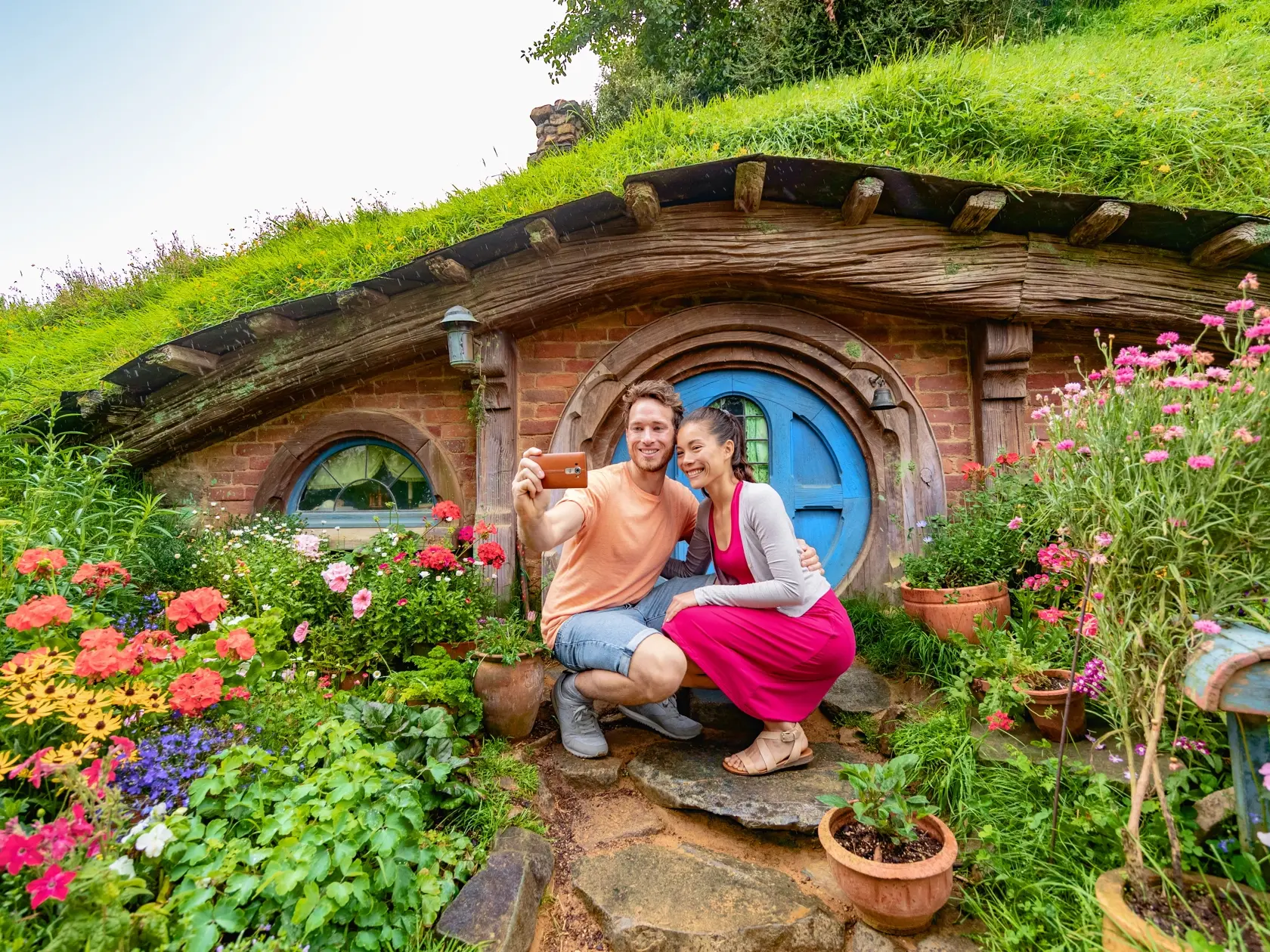 Matamata,,New,Zealand,-,February,12,,2017:,Hobbiton,Movie,Set