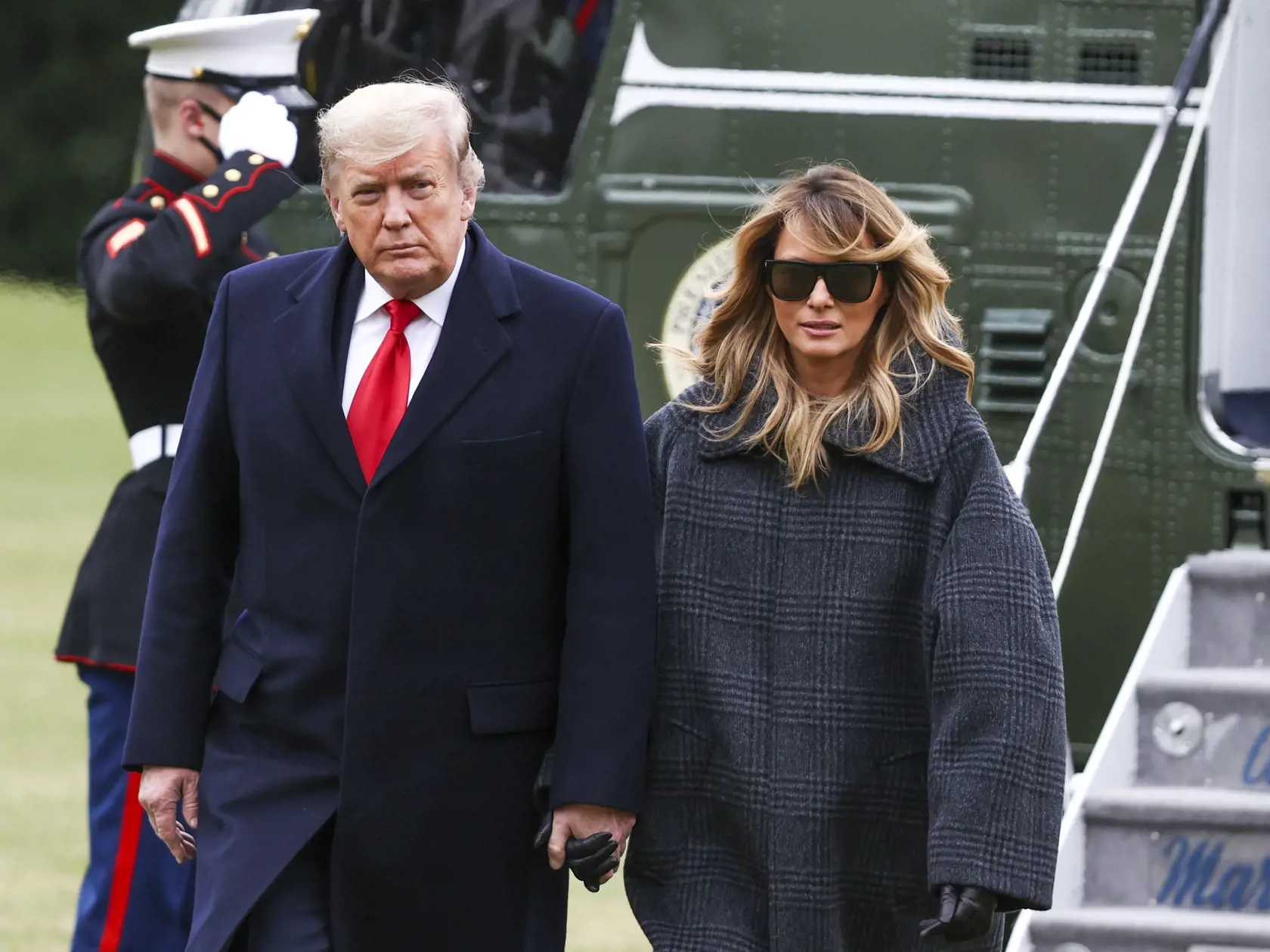 Donald a Melania Trumpovci