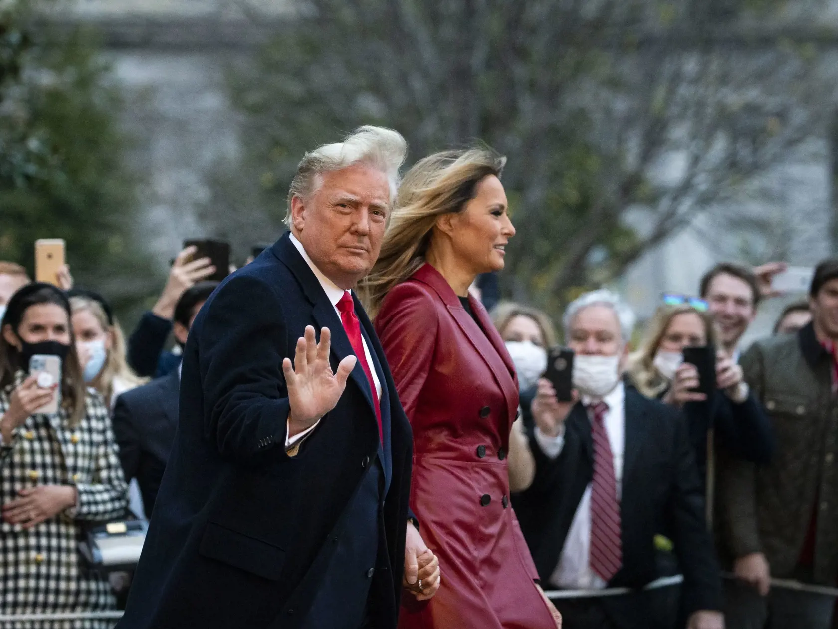 Donald a Melania Trumpovci