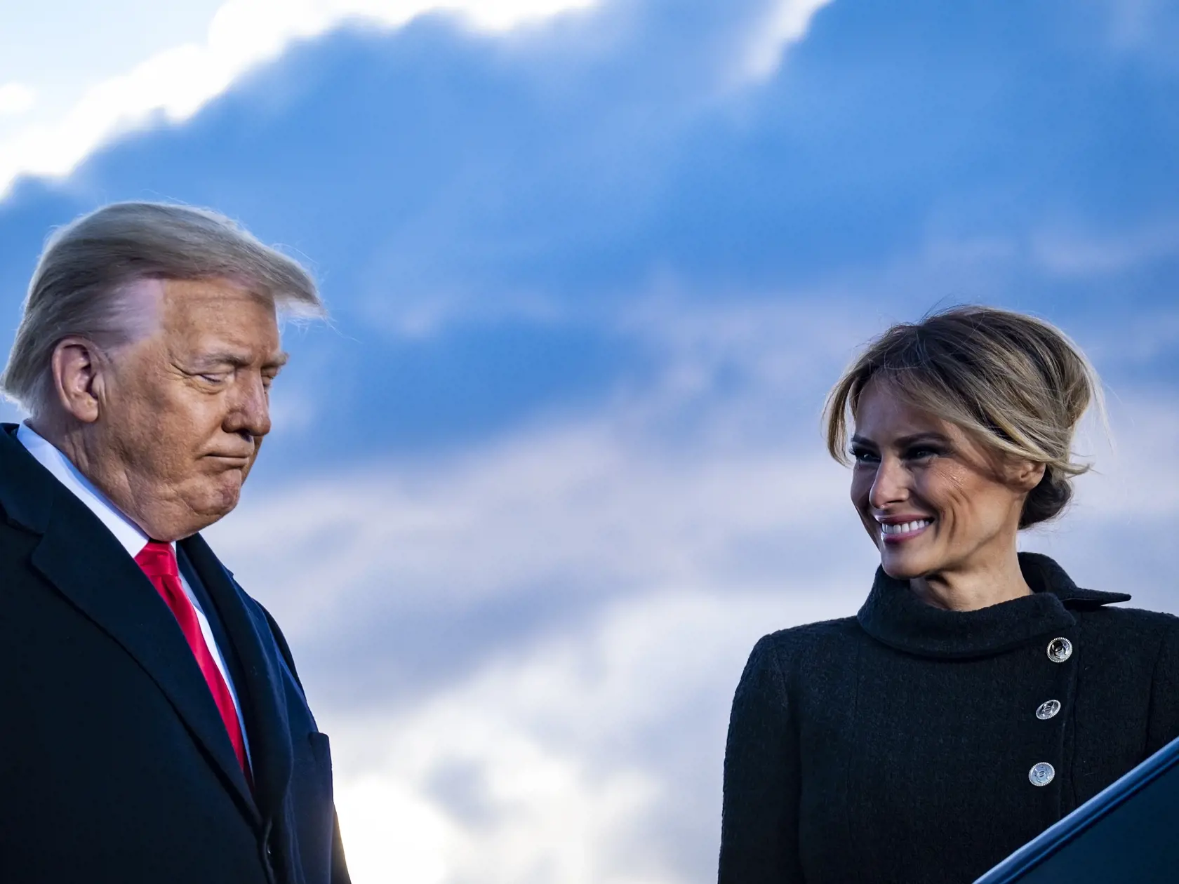 Donald a Melania Trumpovci
