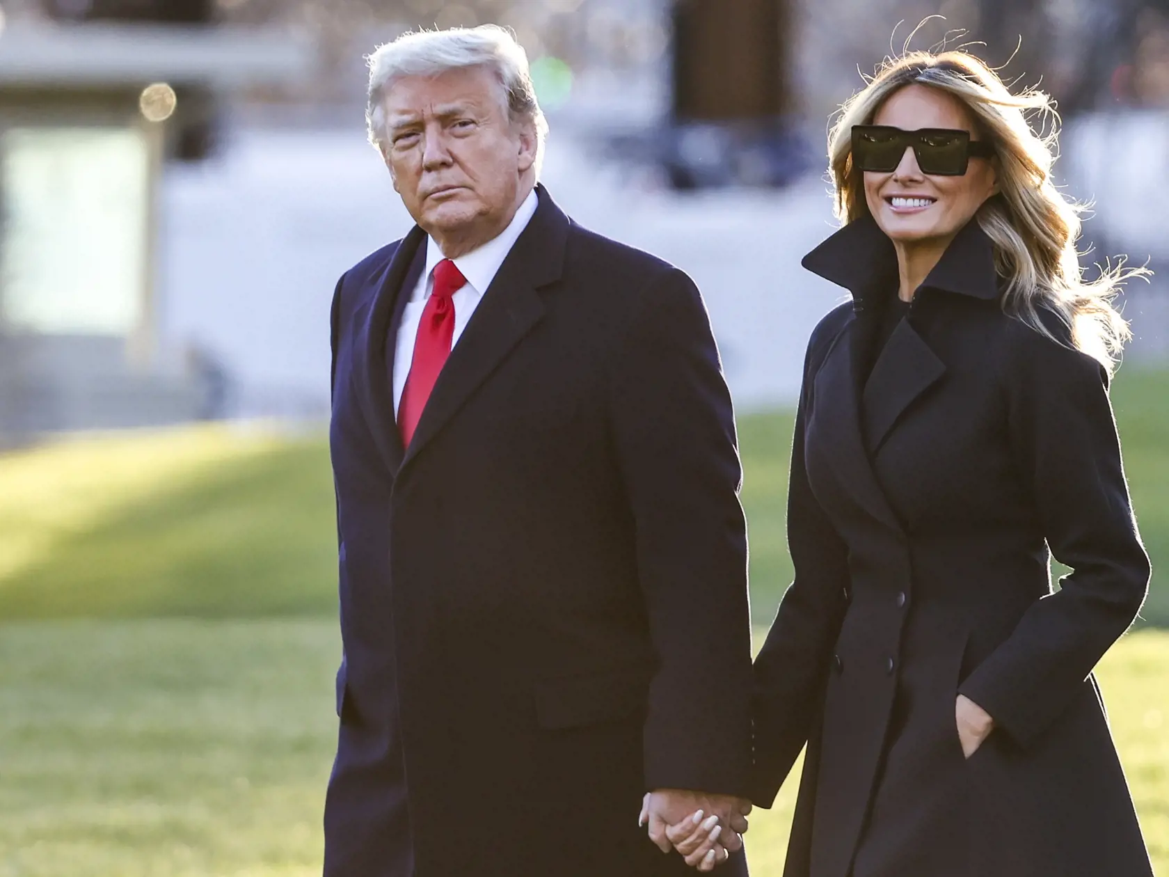 Donald a Melania Trumpovci