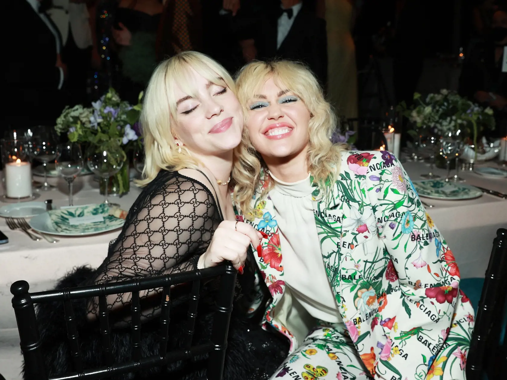 Miley Cyrus a Billie Eilish