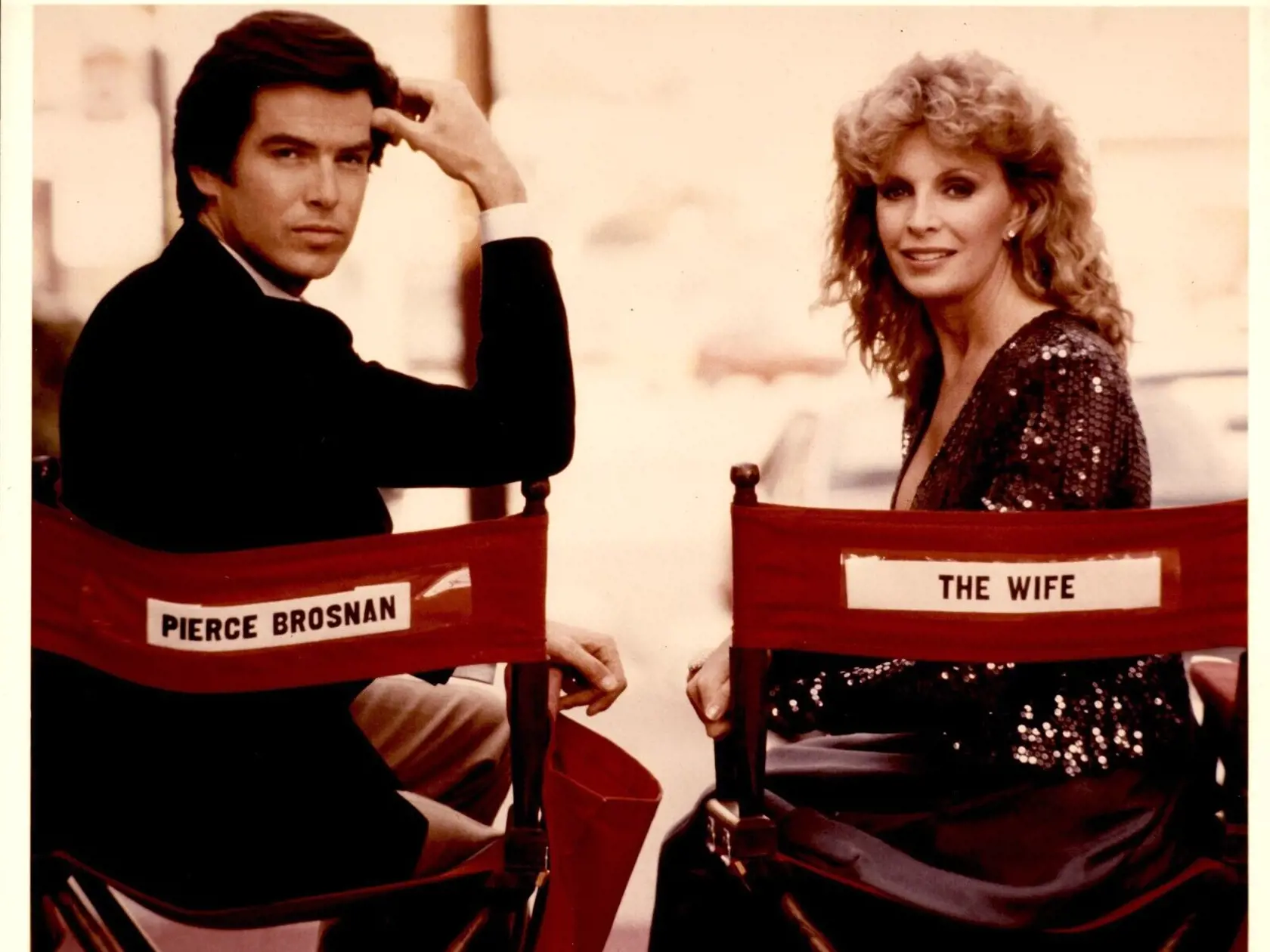 Pierce Brosnan s manželkou Cassandrou Harrisovou († 43).
