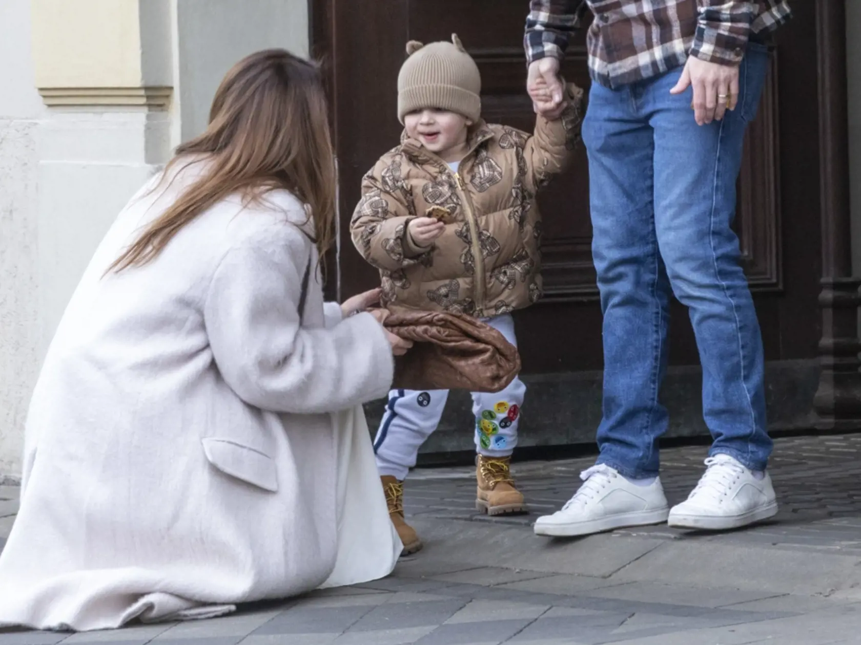 Hoci išlo o čisto dámsku jazdu, malý Jakubko si túto oslavu nenechal ujsť.