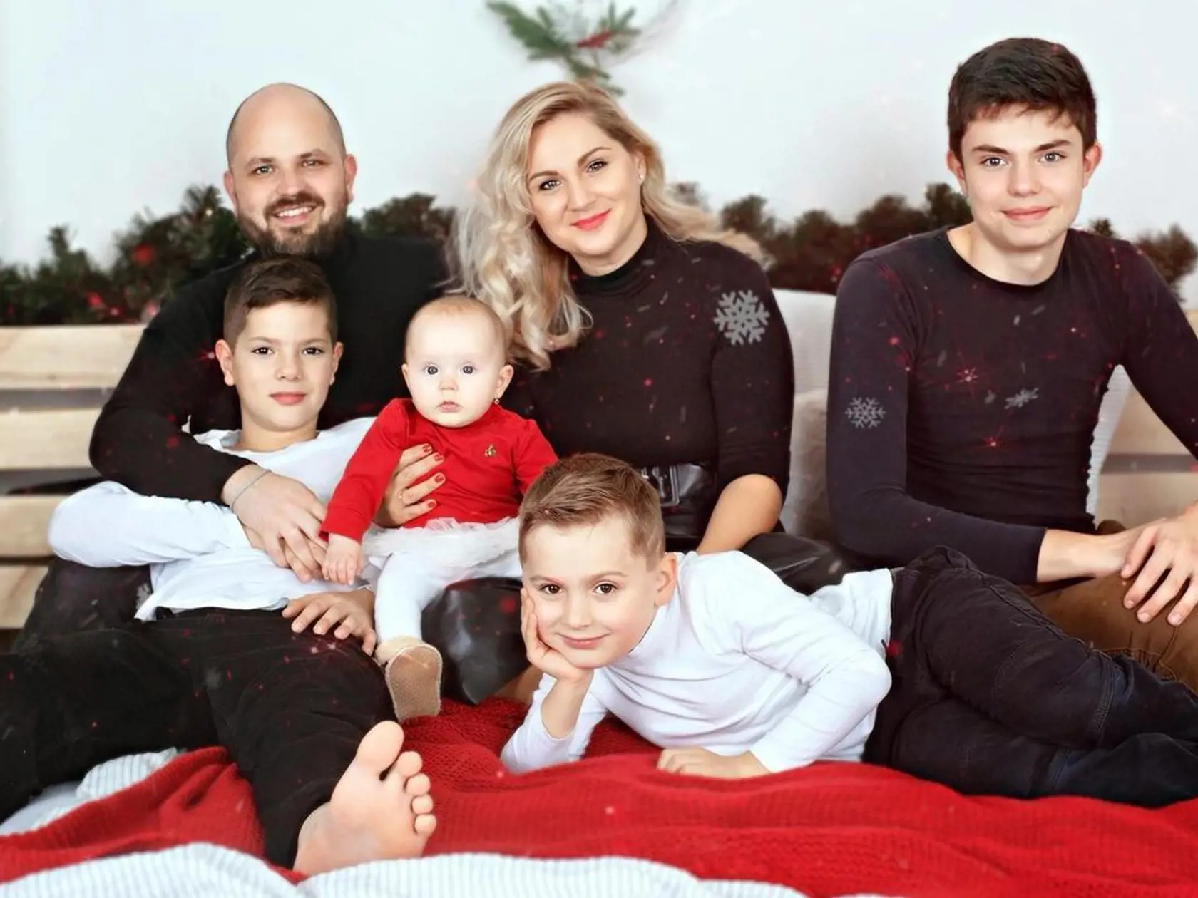 Rodinná fotografia z decembra 2019