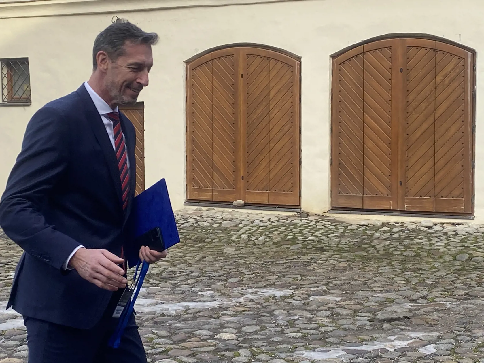 Zasadnutie vlády SR v Červenom Kláštore - prešovský župan Milan Majerský.