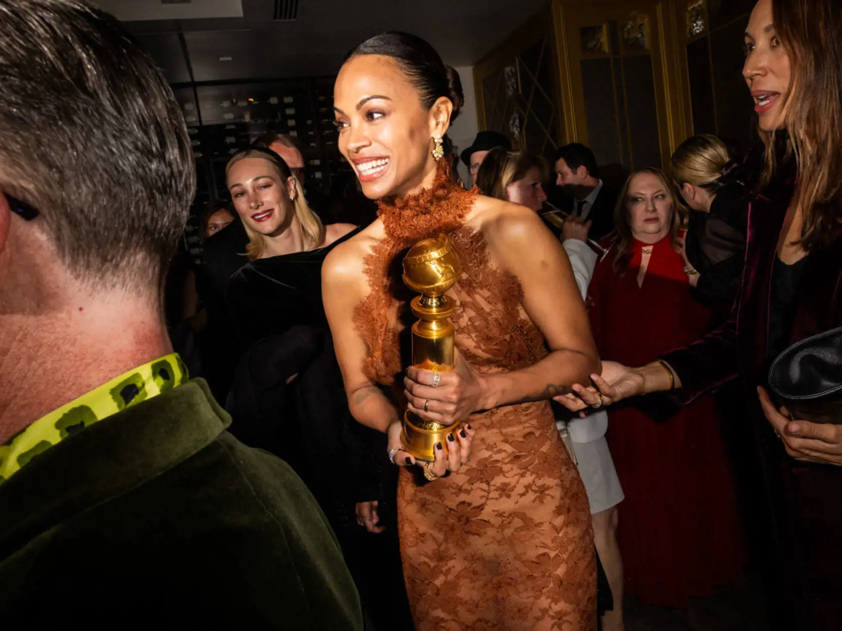 Zoe Saldana mala čo oslavovať.