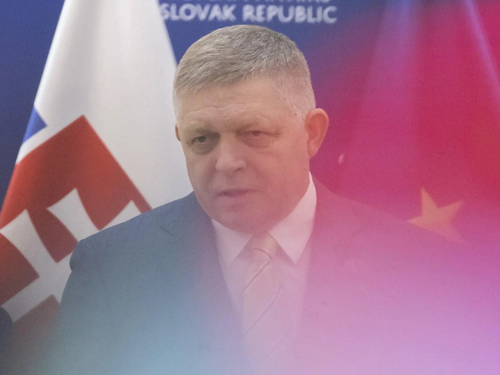 Na snímke predseda vlády SR Robert Fico (Smer-SD) počas príhovoru v rámci novoročného stretnutia s mimoriadnymi a splnomocnenými veľvyslancami akreditovanými pre SR v Bratislave 31. januára 2025. FOTO TASR - Martin Baumann