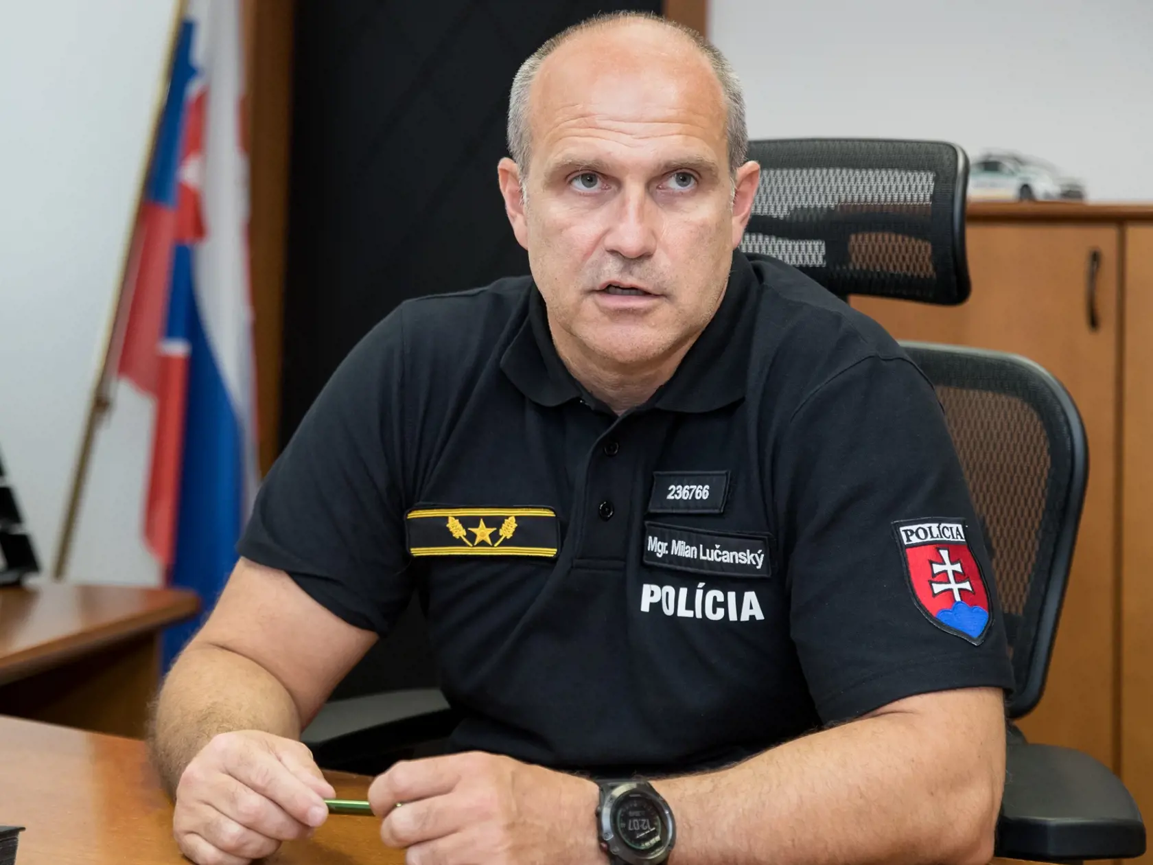 Bývalý policajný prezident Milan Lučanský.