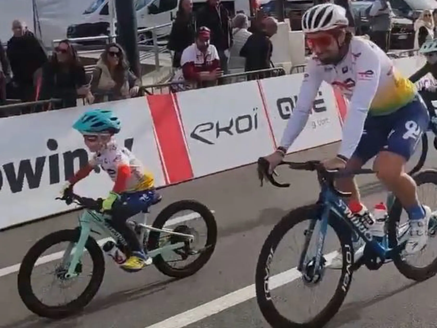Sagan vedie malého Marlona aj k cyklistike, hoci tvrdí, že sa každú chvíľu venuje inému športu.