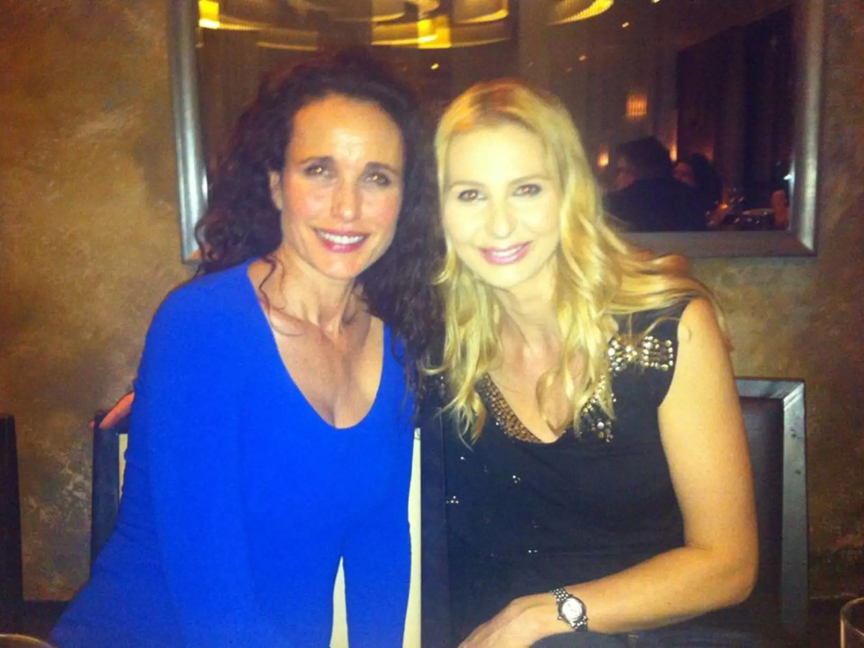 Ivana Gottová sa v Prahe nedávno stretla so svojou niekdajšou šéfkou Andie MacDowell