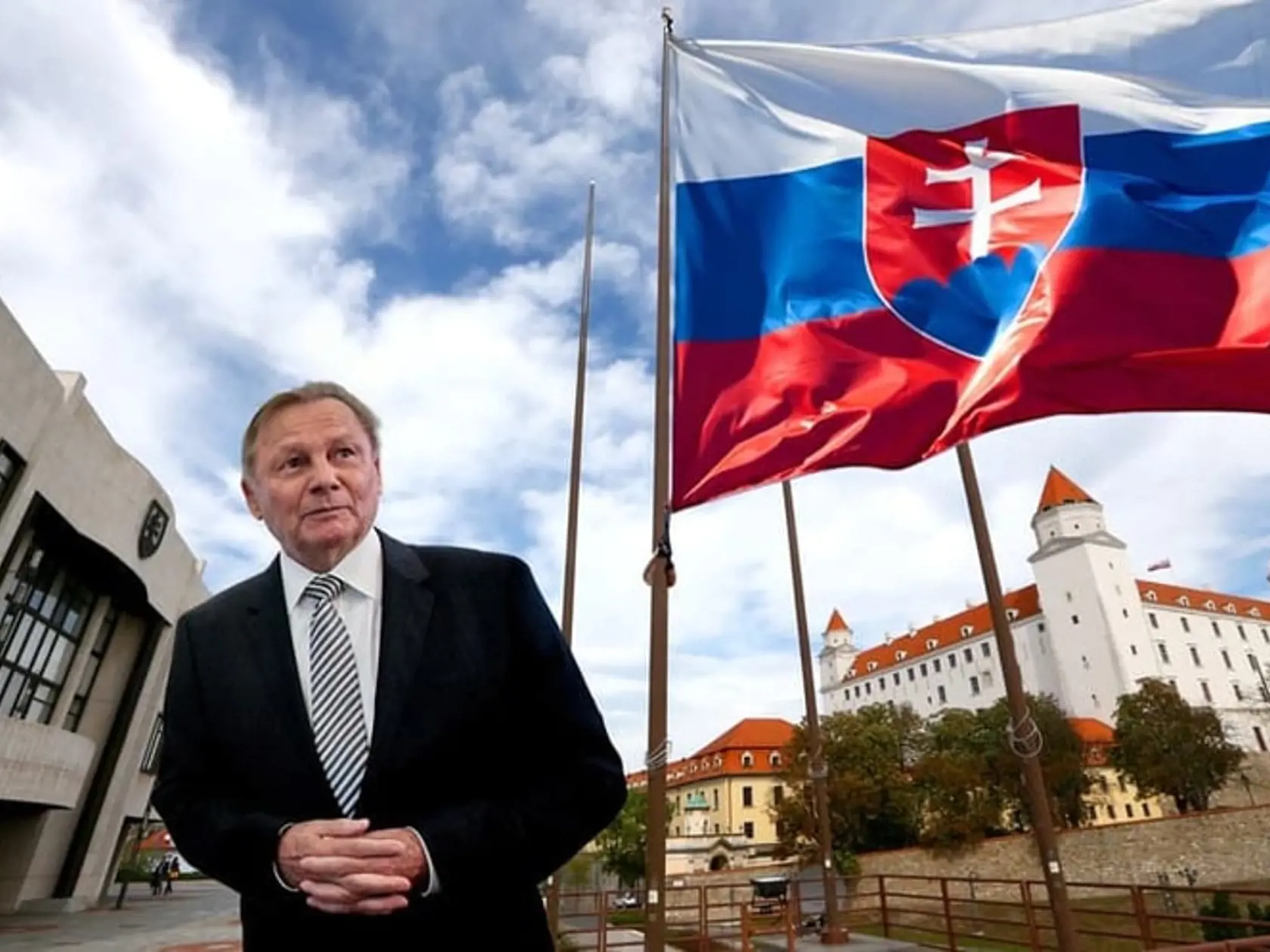 Schusterovi sa zdá zástava malá. Takáto by bola lepšia?