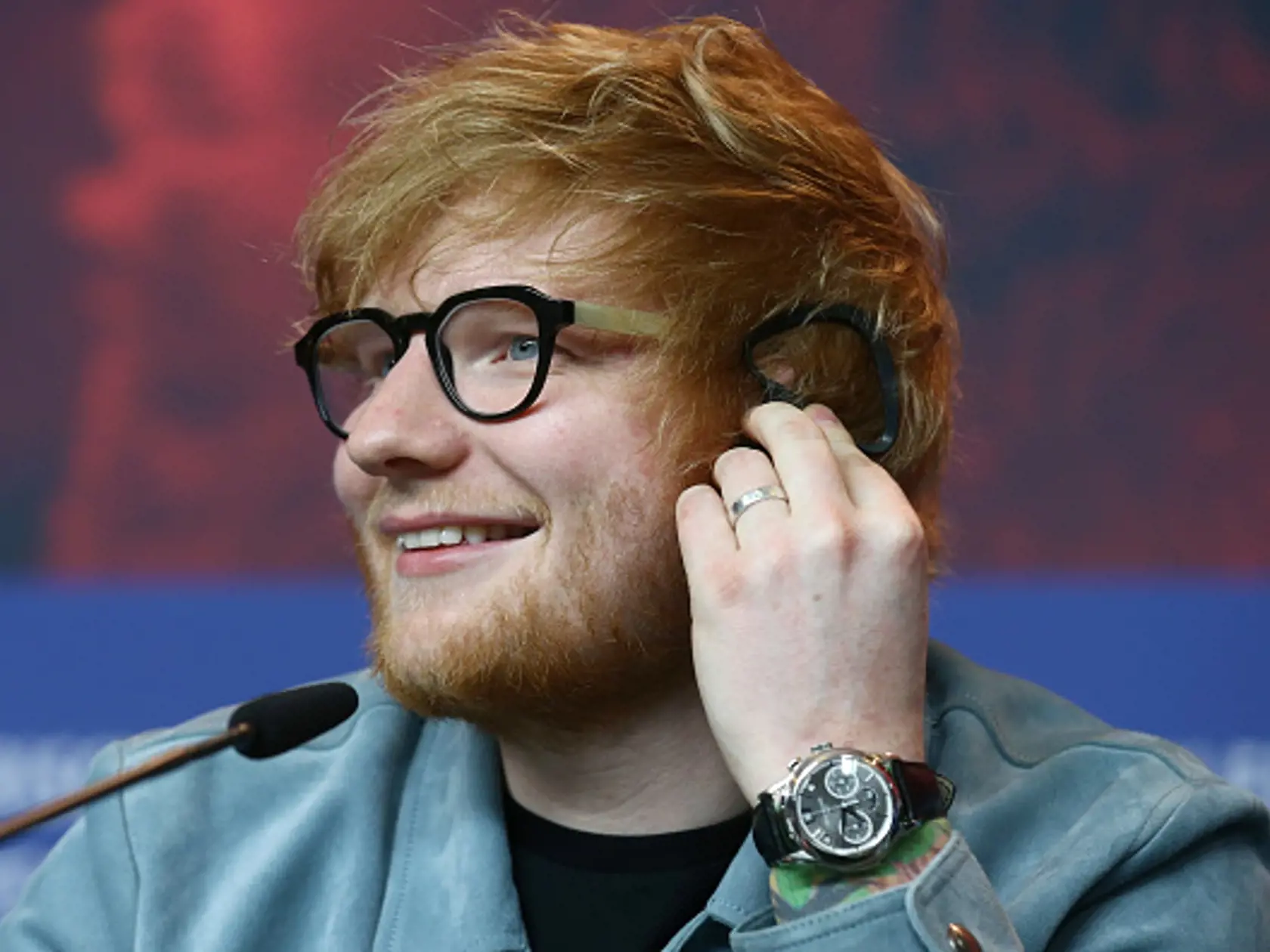 BERLIN, GERMANY - FEBRUARY 23:  Ed Sheeran attends the 'Songwriter' press conference during the 68th Berlinale International Film Festival Berlin at Grand Hyatt Hotel on February 23, 2018 in Berlin, Germany.  (Photo by Thomas Niedermueller/Getty Images)