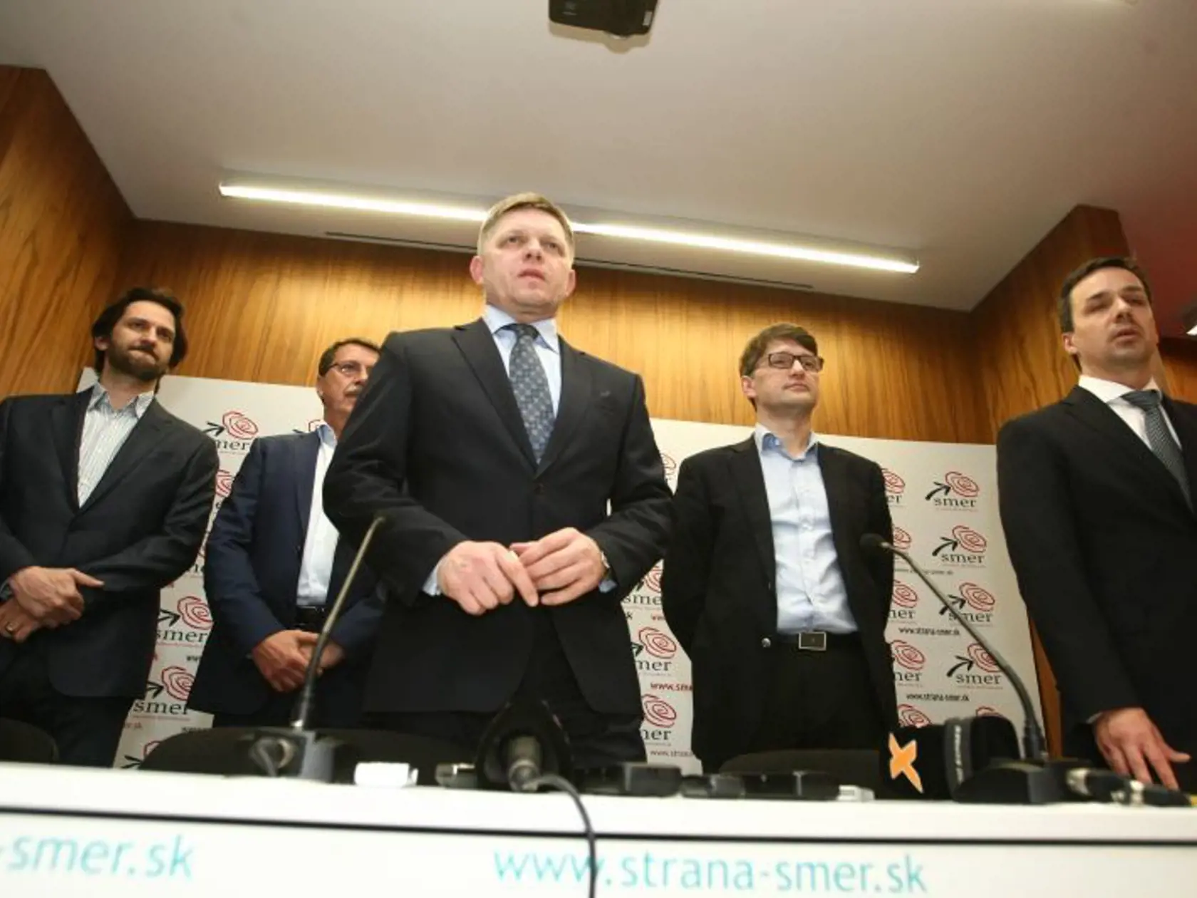 Druhé kolo prezidentských volieb 2014: Robert Fico na tlačovke priznal svoju porážku.