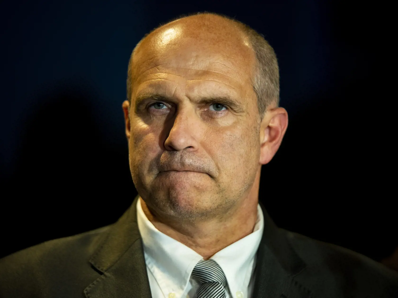 Na snímke eprezident Policajného zboru SR Milan Lučanský.