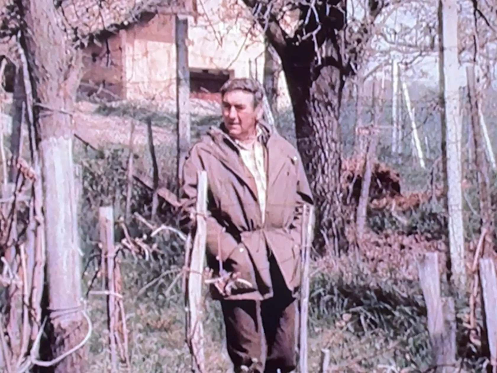 Štefan Kvietik v jeho rodisku - Dolné Plachtince. 