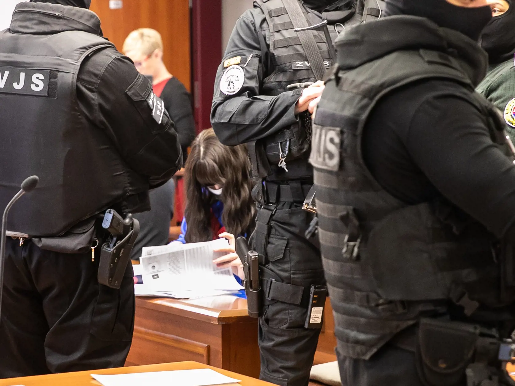 Pojednávanie v kauze vraždy Jána Kuciaka a Martiny Kušnírovej, ktoré je spojené s objednávkami vraždy prokurátorov Daniela Lipšica, Maroša Žilinku a Petra Šufliarskeho. Na snímke je Alena Zsuzsová.