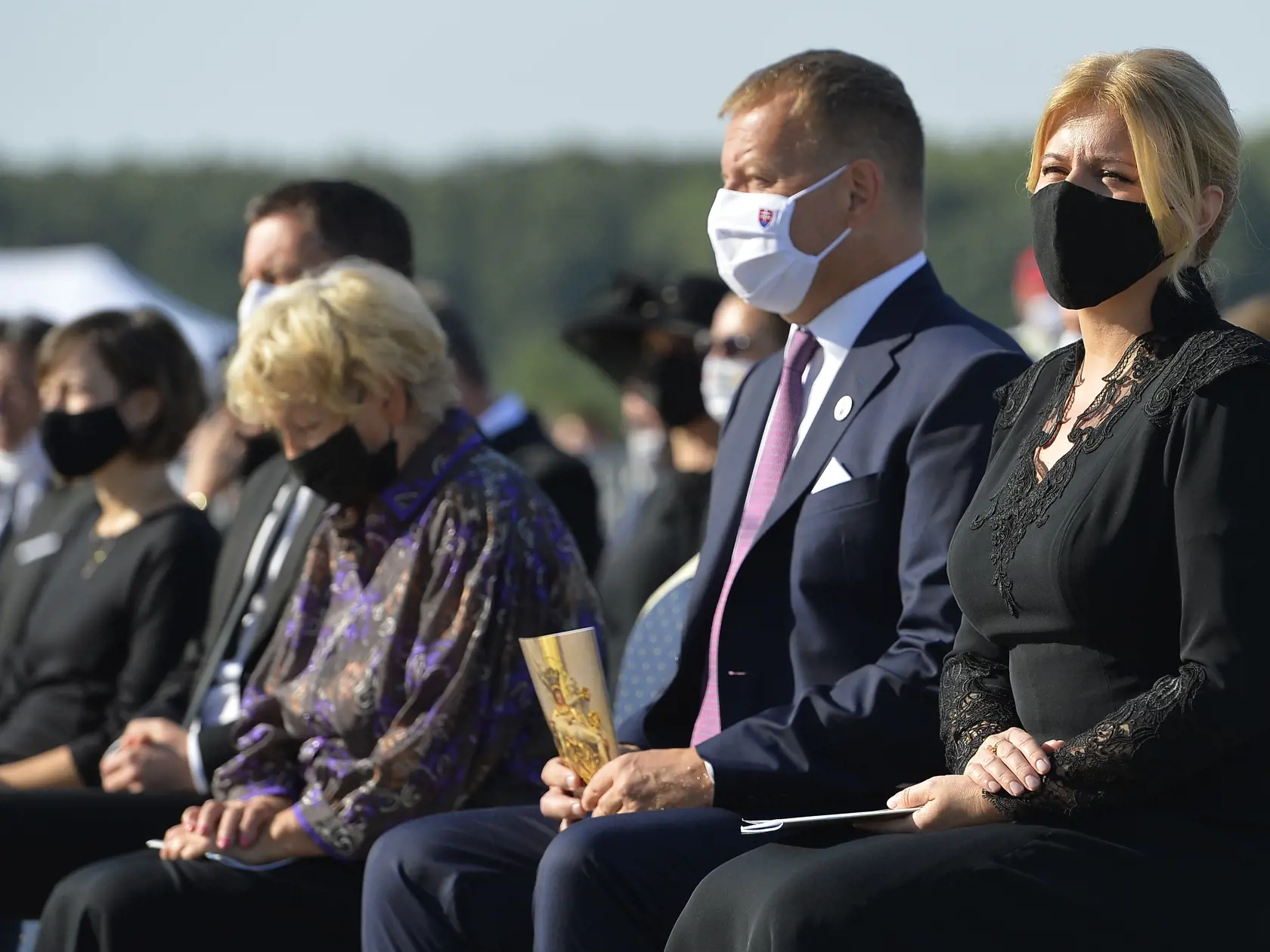 Boris Kollár a prezidentka Čaputová v Šaštíne.
