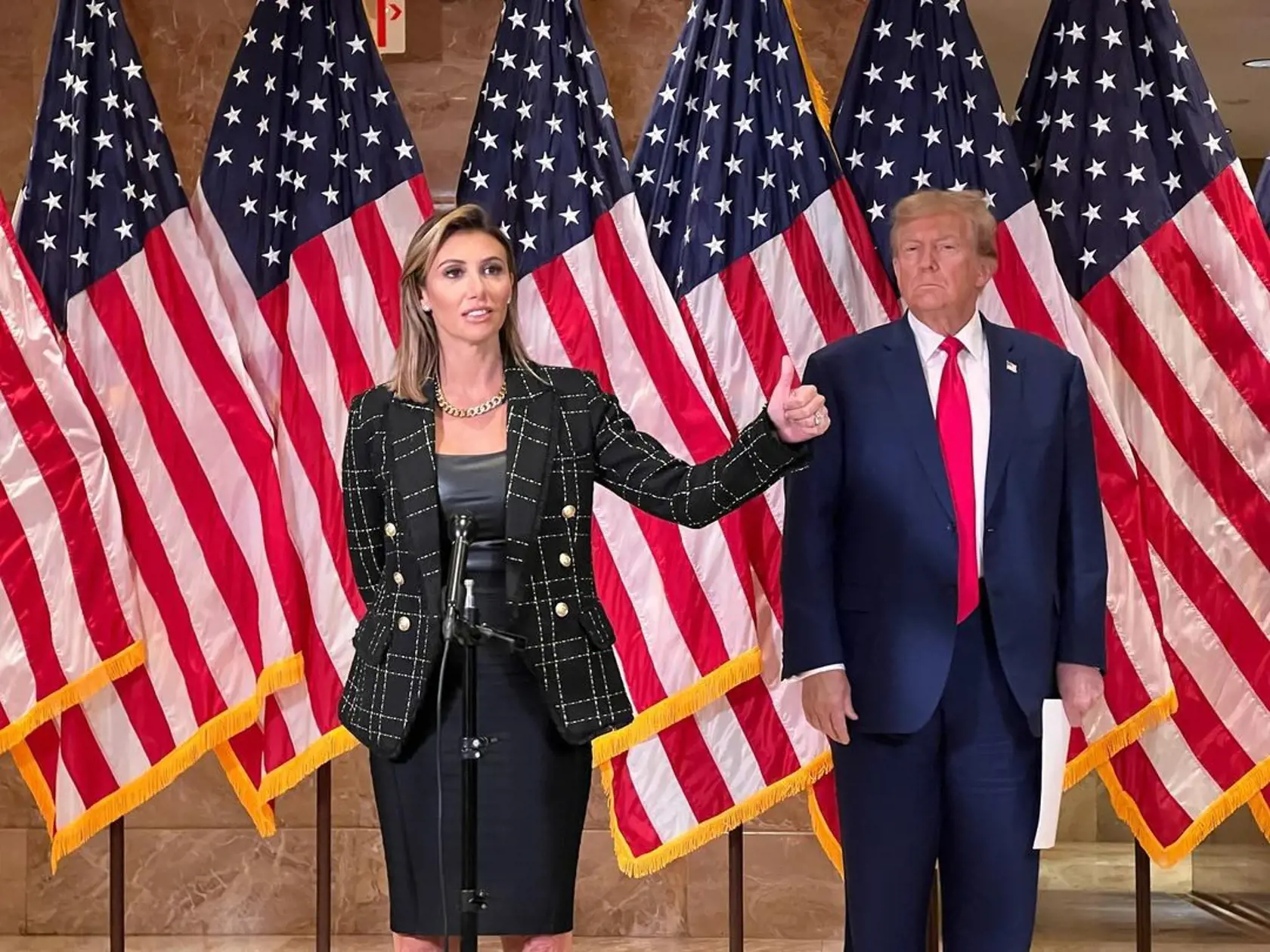Trumpova právnička Alina Habba.