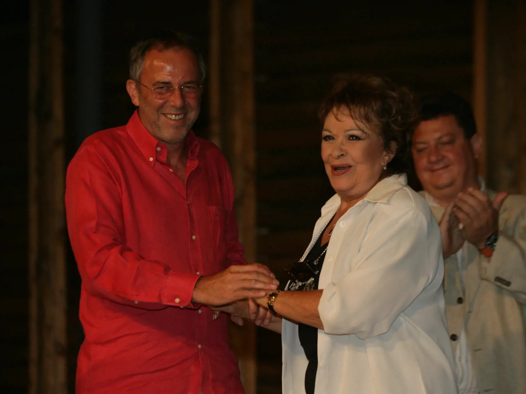 Habura Bohdalova;krst CD, Jirina Bohdalova, Bohdalova krstila CD v dedine Habura;13.7.2008;foto: Vacula Miroslav