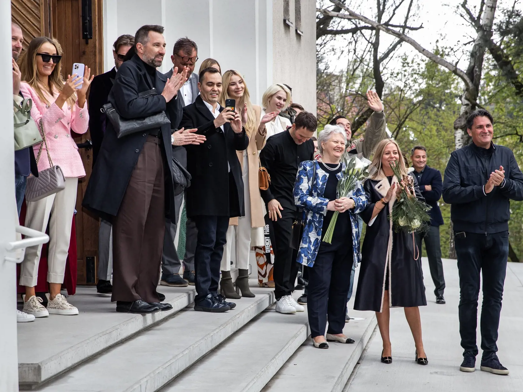Svadba Gabriely Drobovej a Karola Rumana v Bratislave.