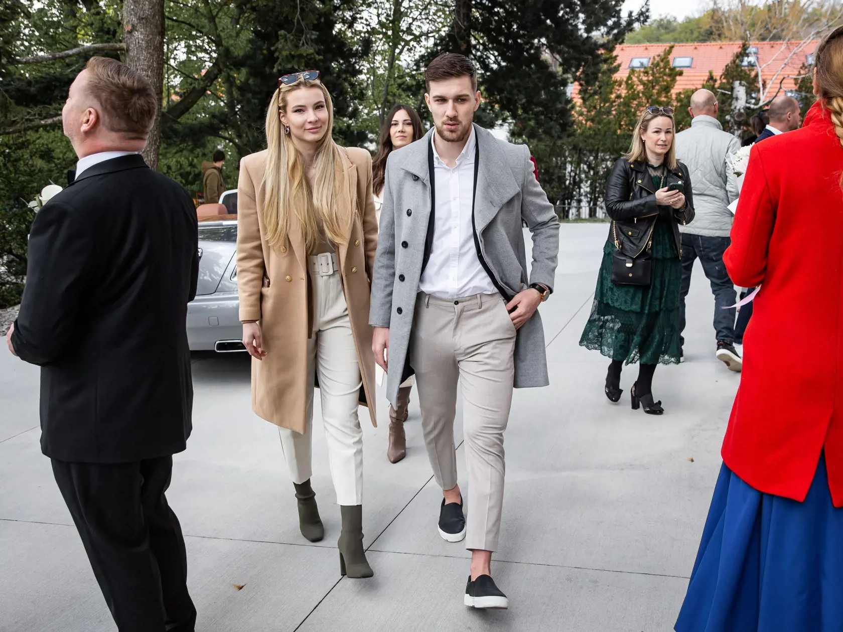 Svadba Gabriely Drobovej a Karola Rumana v Bratislave. Na snímke Erika Bugárová.