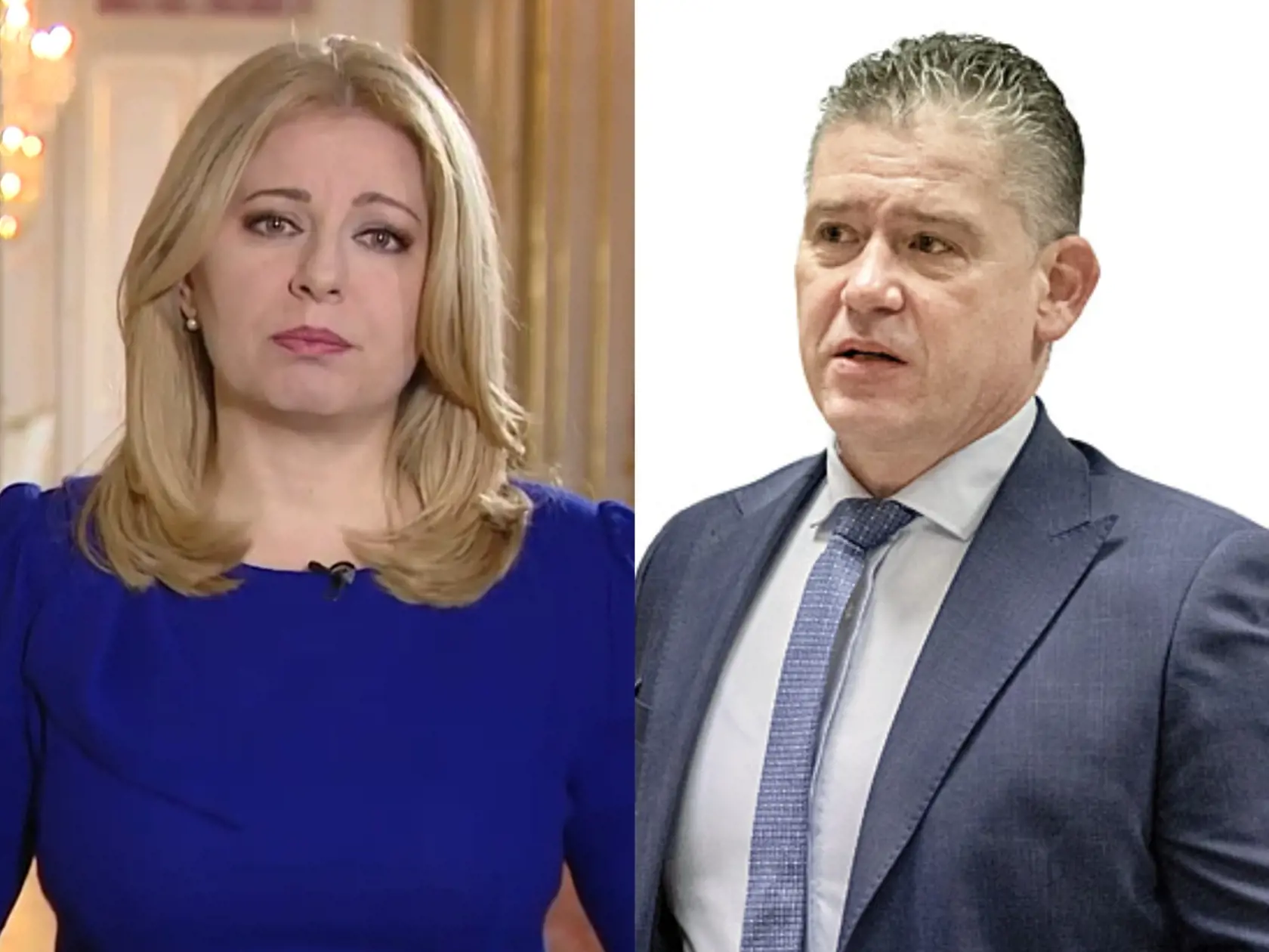 Prezidentka Zuzana Čaputová (vľavo) sa ide zaoberať kauzou okolo ministra vnútra Romana Mikulca (vpravo), ktorý sa mal oboznamovať s utajovanými skutočnosťami, na čo nemal právo.