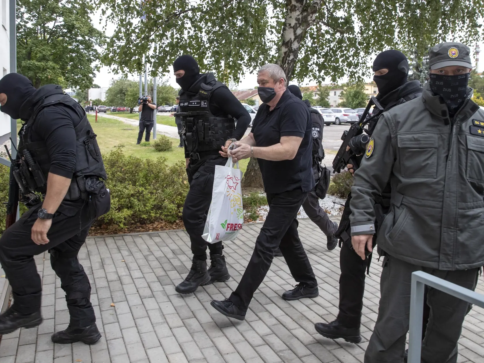 Súdne pojednávanie na Špecializovanom trestnom súde v Pezinku so špeciálnym prokurátorom Dušanom Kováčikom, obvinenom z korupcie.