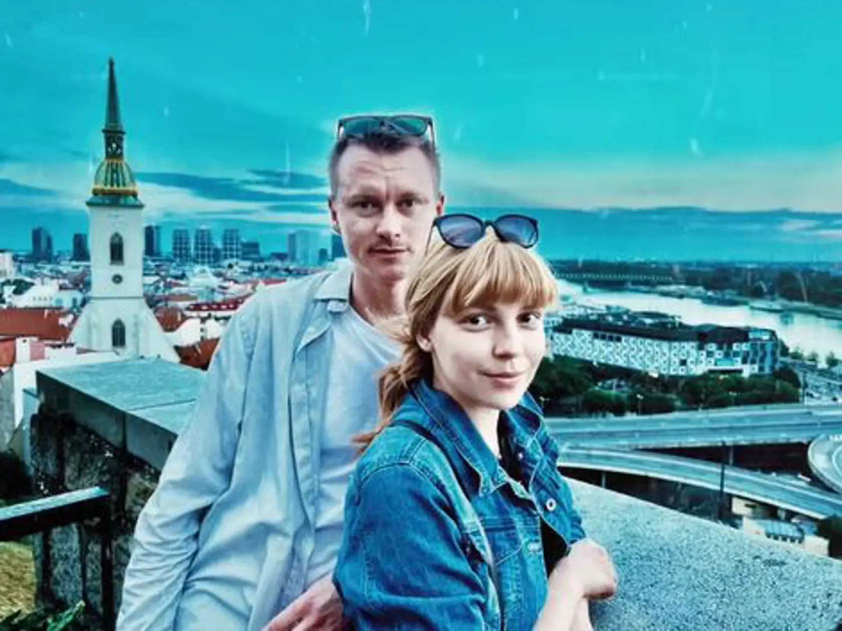 Speváčka Patrícia Janečková so snúbencom Vlastimilom.