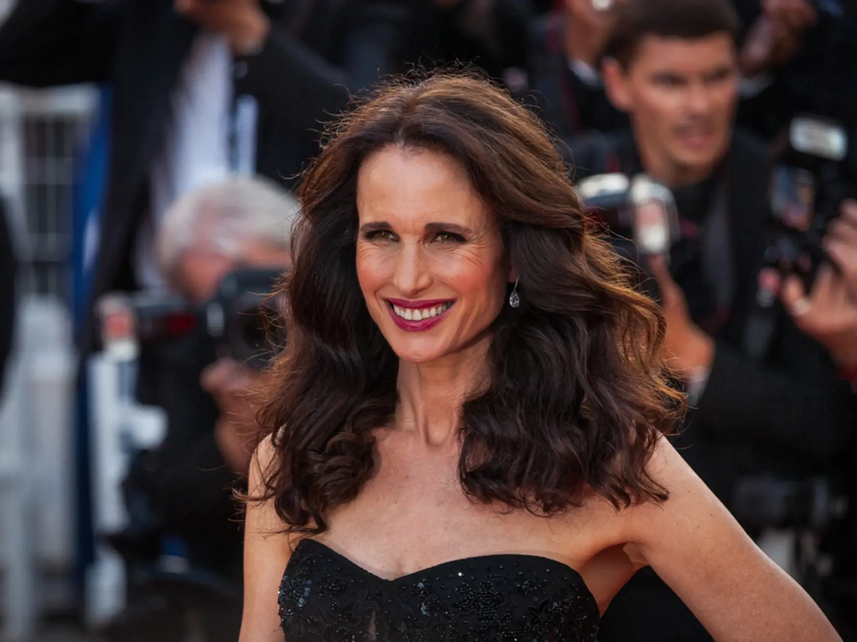 Cannes,,France,-,May,22,,2017:,British,Actress,Andie,Macdowell