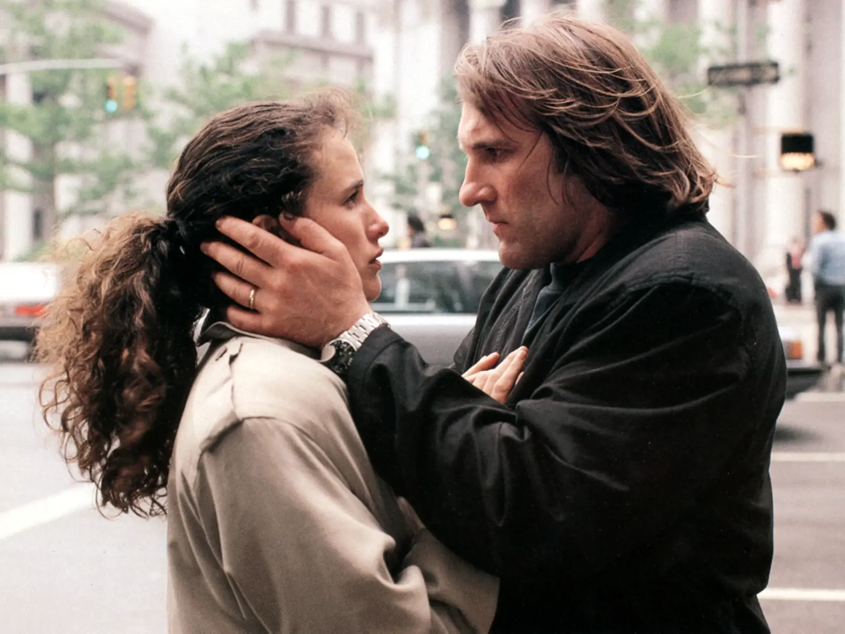 V úspešnej komédii Zelená karta s Géradom Depardieu.