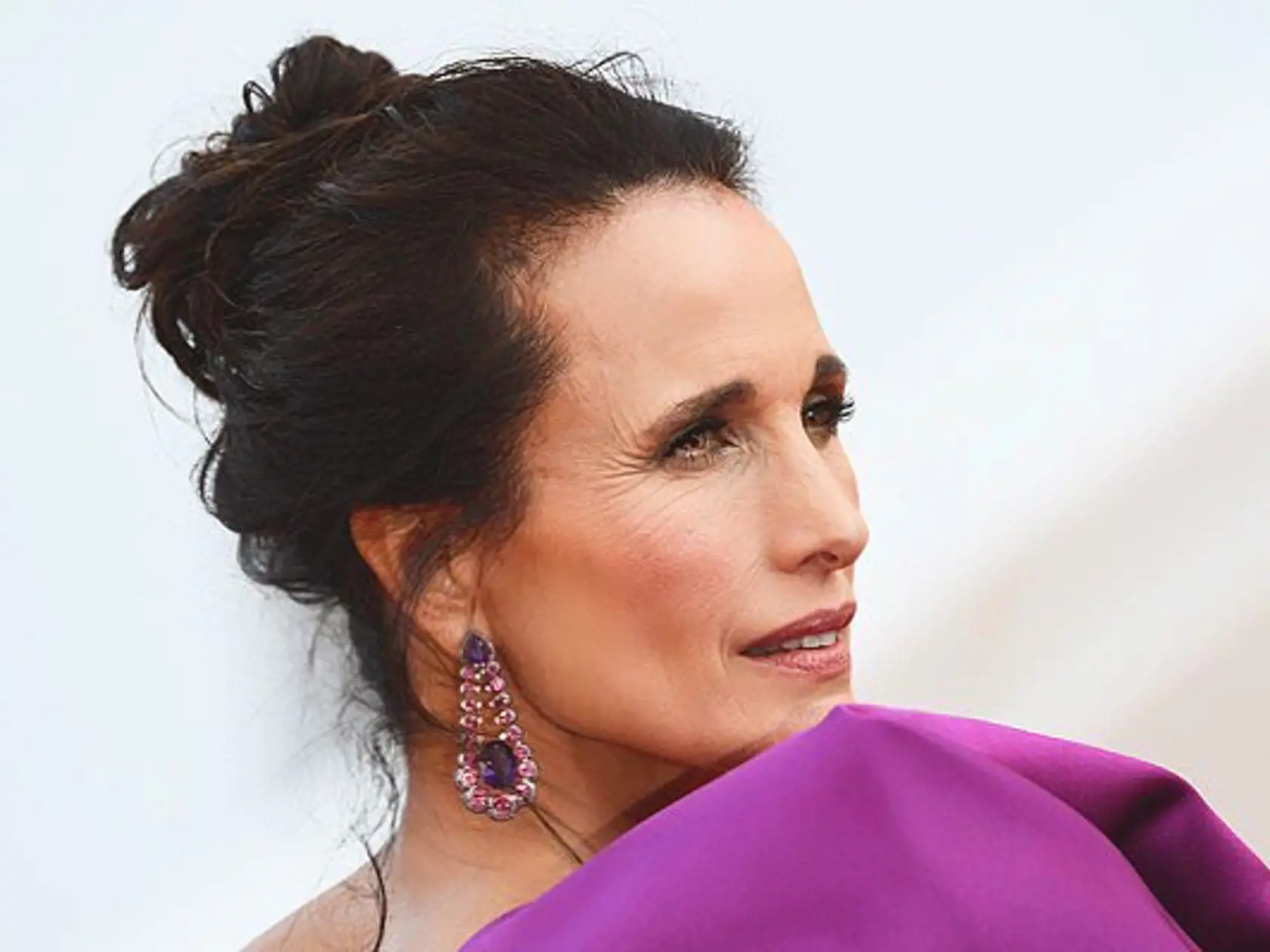 Andie MacDowell na festivale v Cannes v roku 2017