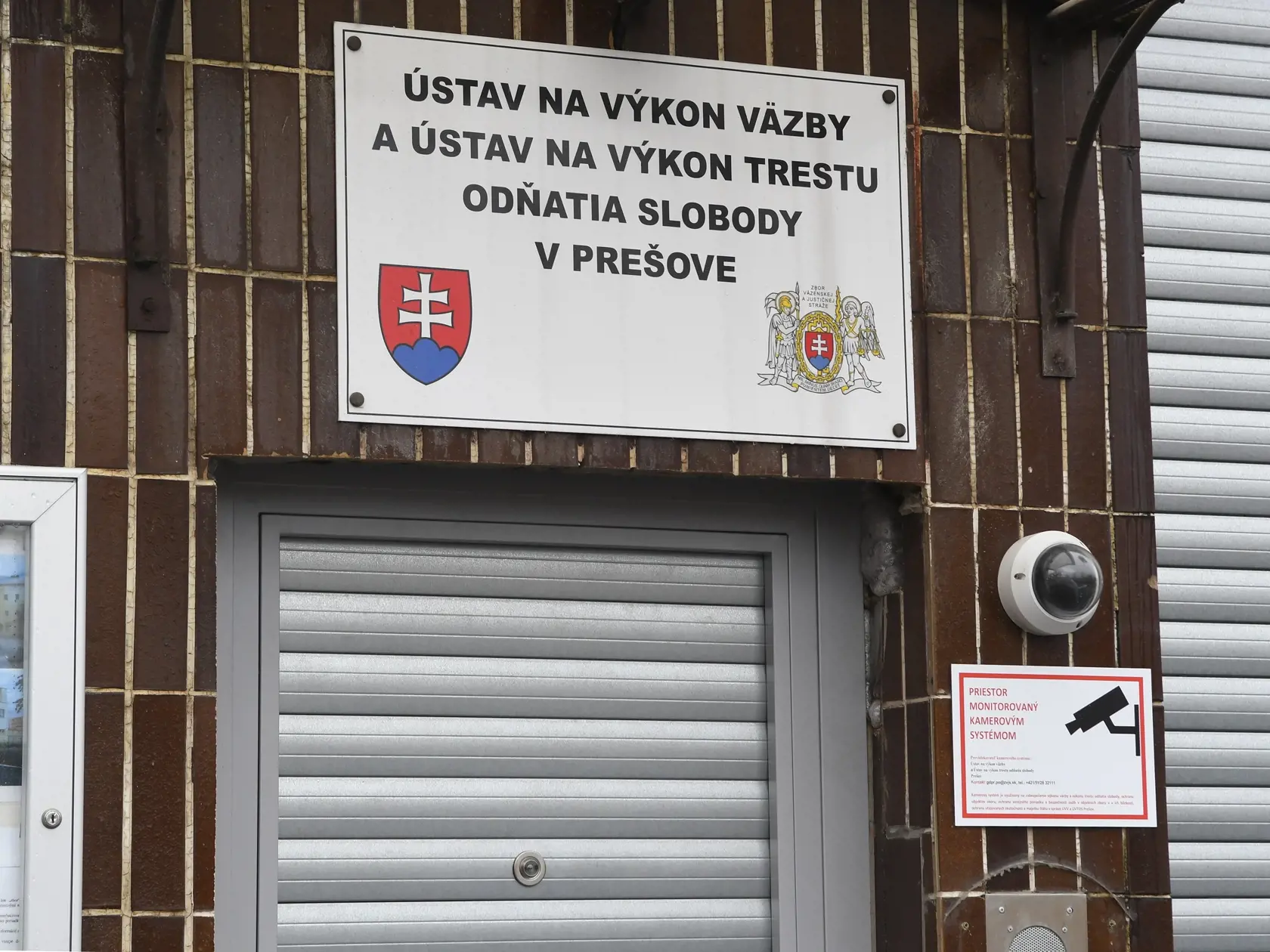 Na snímke Ústav na výkon väzby a ústav na výkon trestu odňatia slobody v Prešove dňa 30. decembra 2020, kde došlo k mimoriadnej udalosti.
FOTO TASR – Milan Kapusta  

