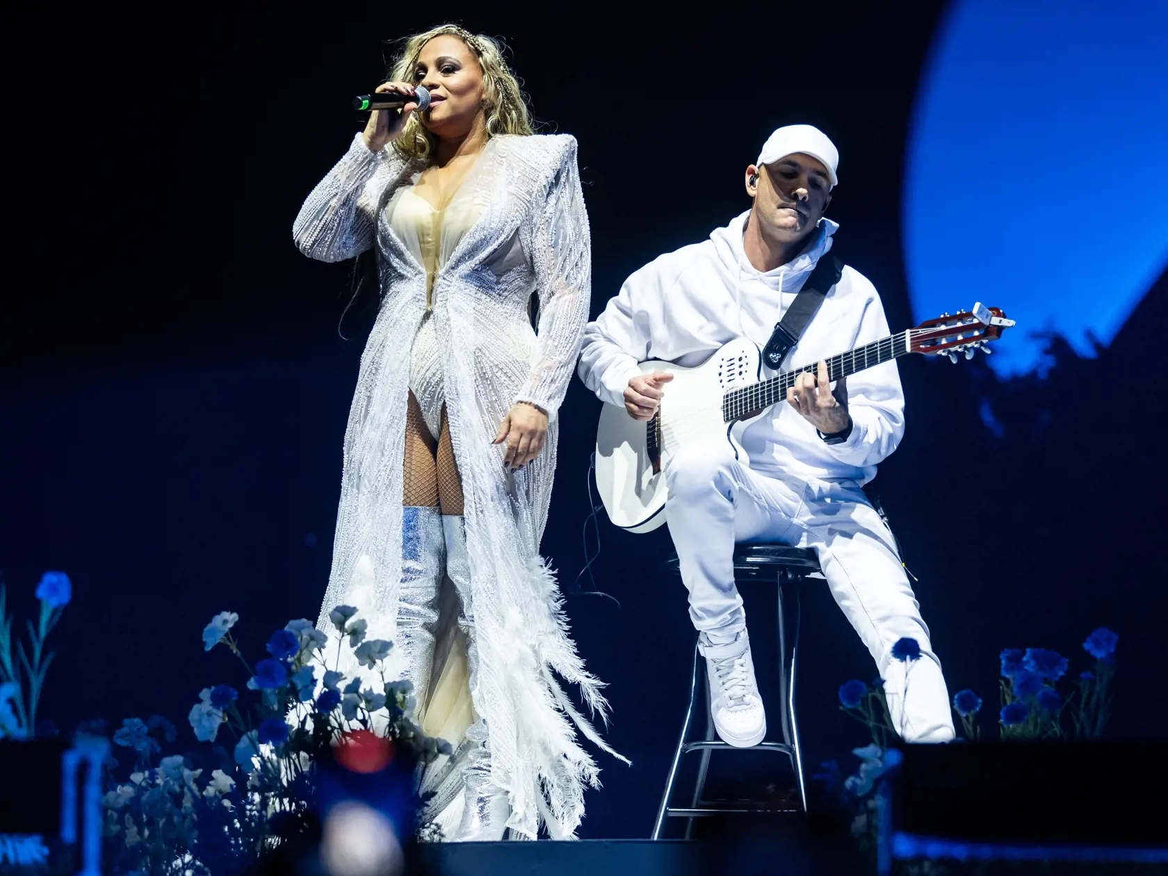 Koncert speváčky Tiny na štadióne Ondreja Nepelu v Bratislave. Na snímke Tina.